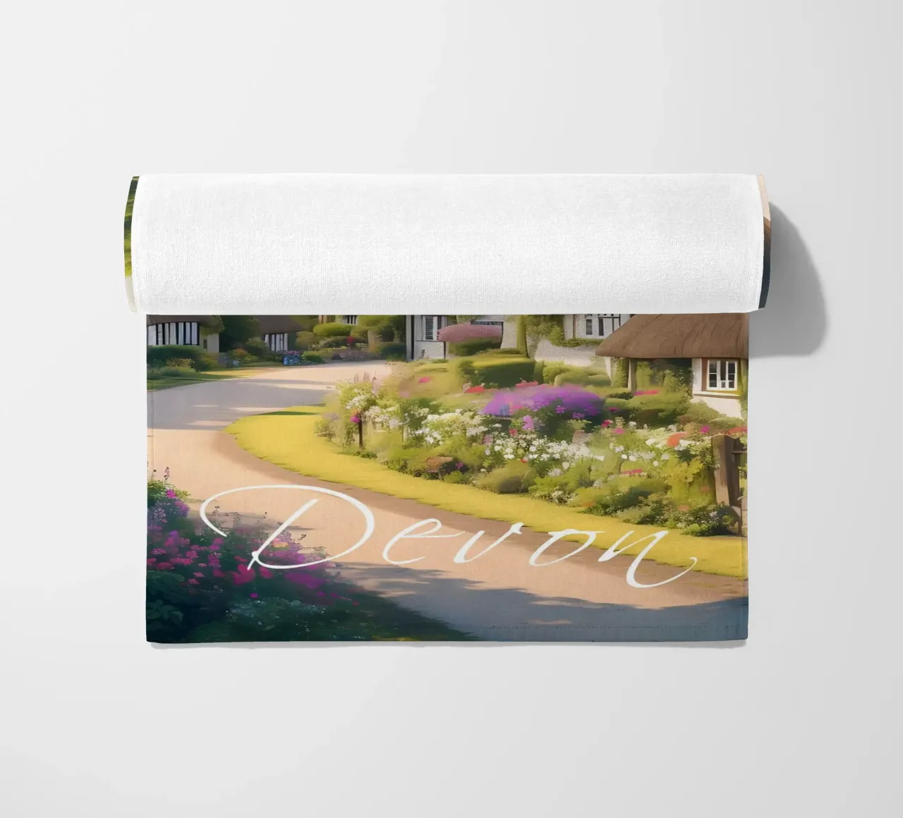 Devon Scene telo mare da Charnwood Prints