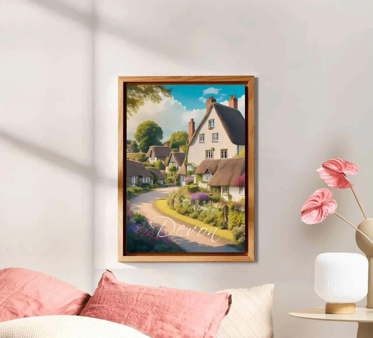 Devon Scene alluminio dibond da Charnwood Prints