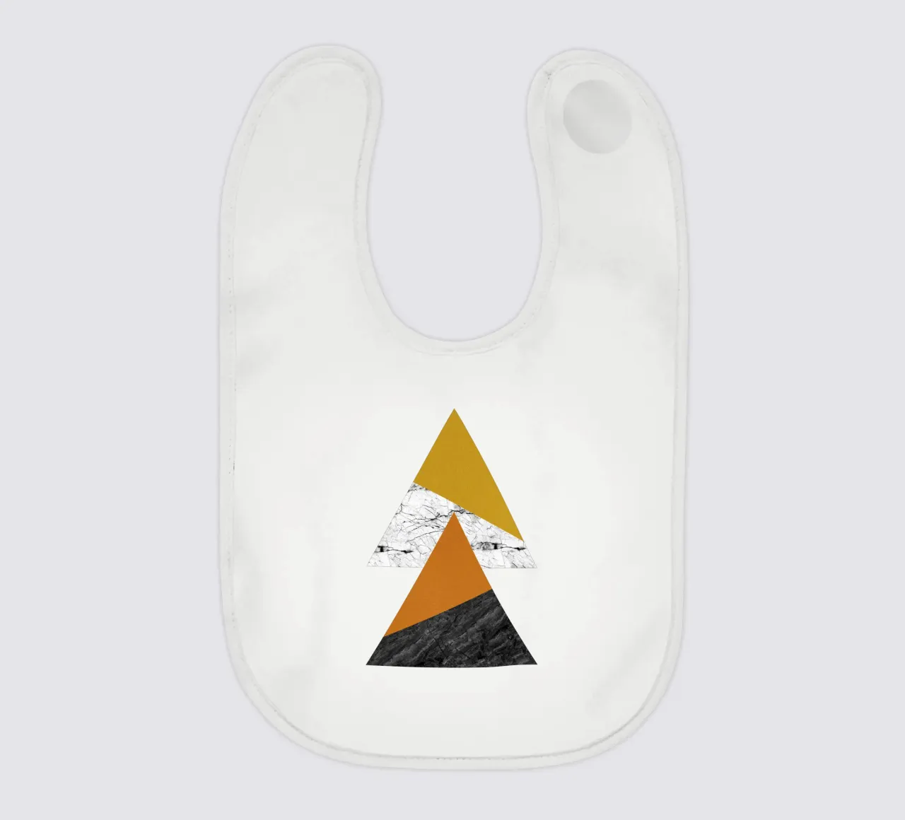 Triangoli geometrici bavaglino da Orara Studio