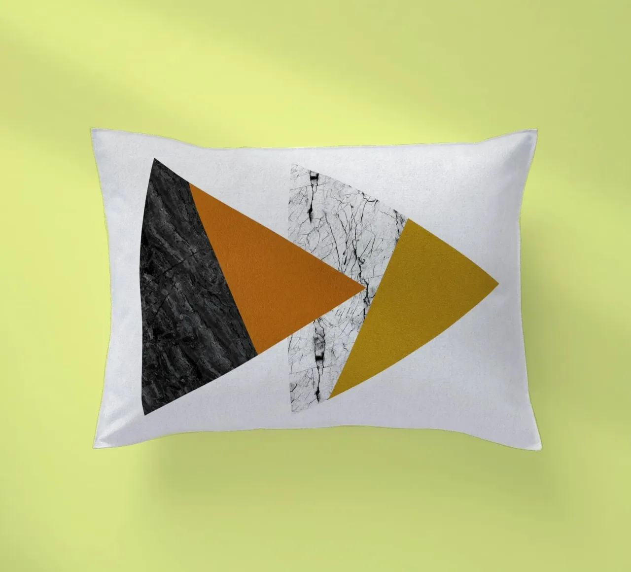 Triangoli geometrici cuscino da Orara Studio