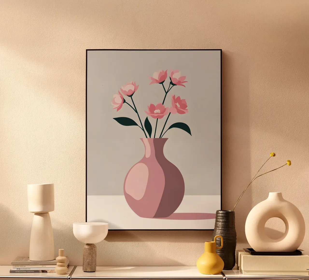 fiore e vas plexiglass da botanical shop