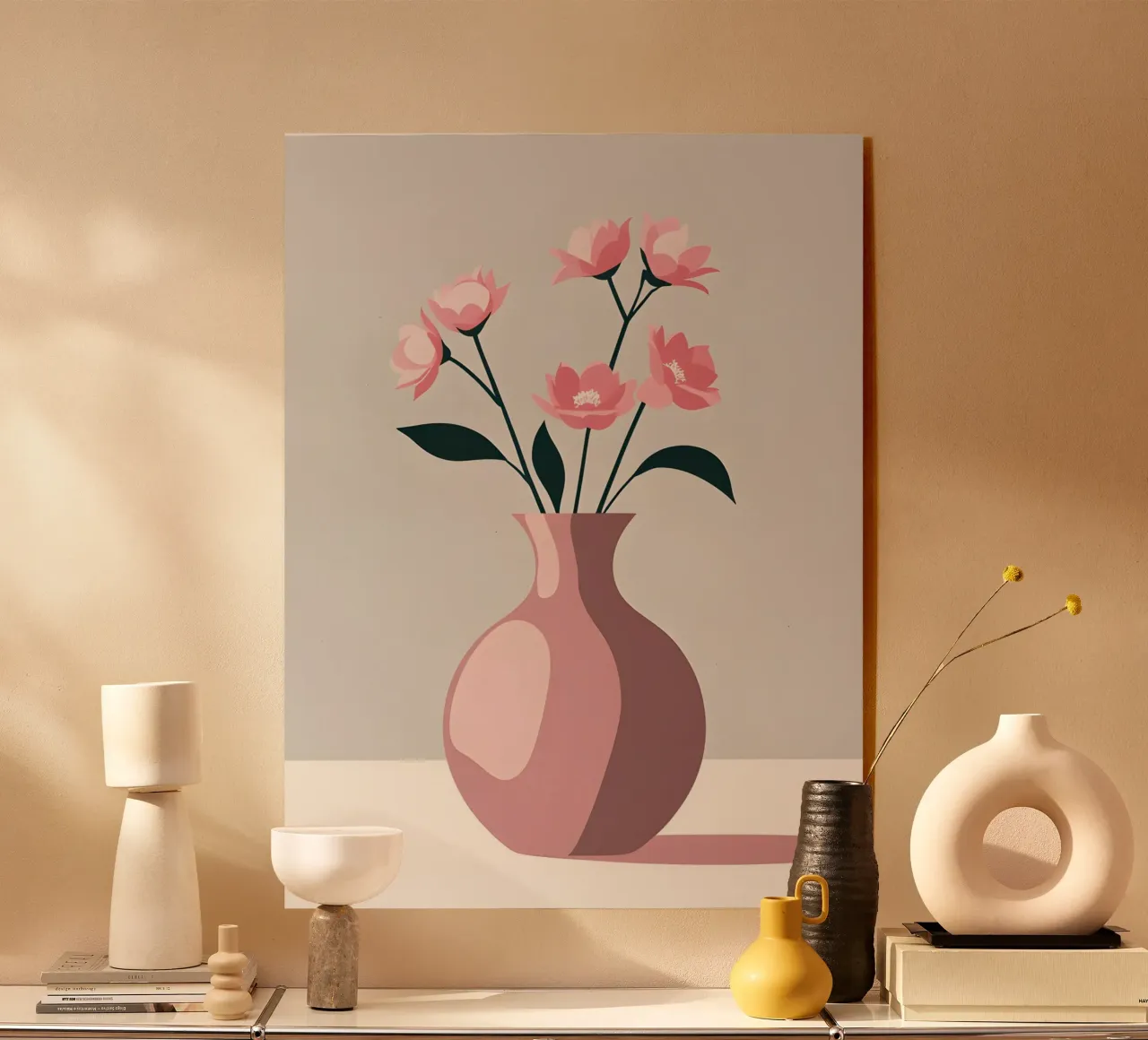 fiore e vas plexiglass da botanical shop