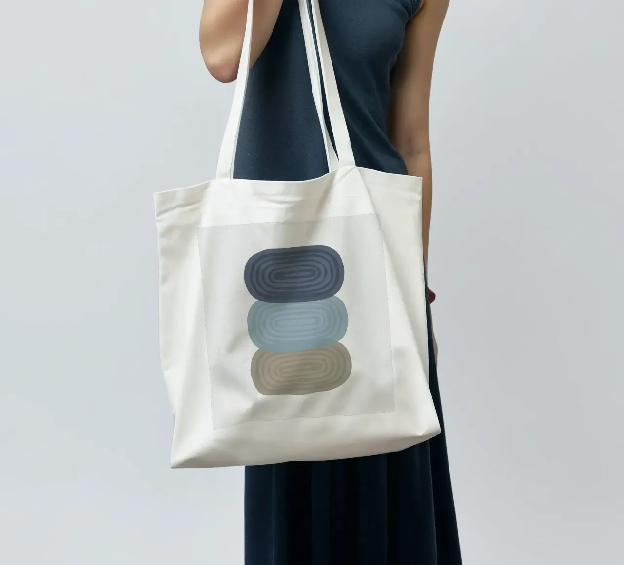 Arte della linea I borsa in juta da Orara Studio
