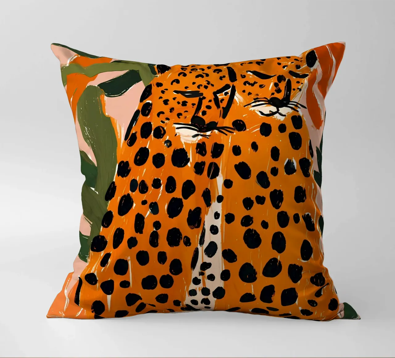 Due leopardi cuscino da IamHomeDesigns