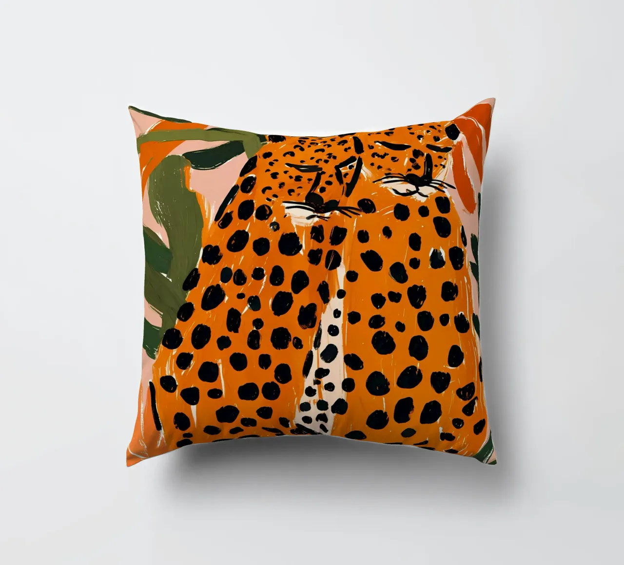 Due leopardi cuscino da IamHomeDesigns