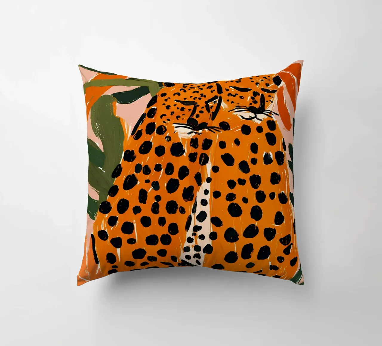 Due leopardi cuscino da IamHomeDesigns