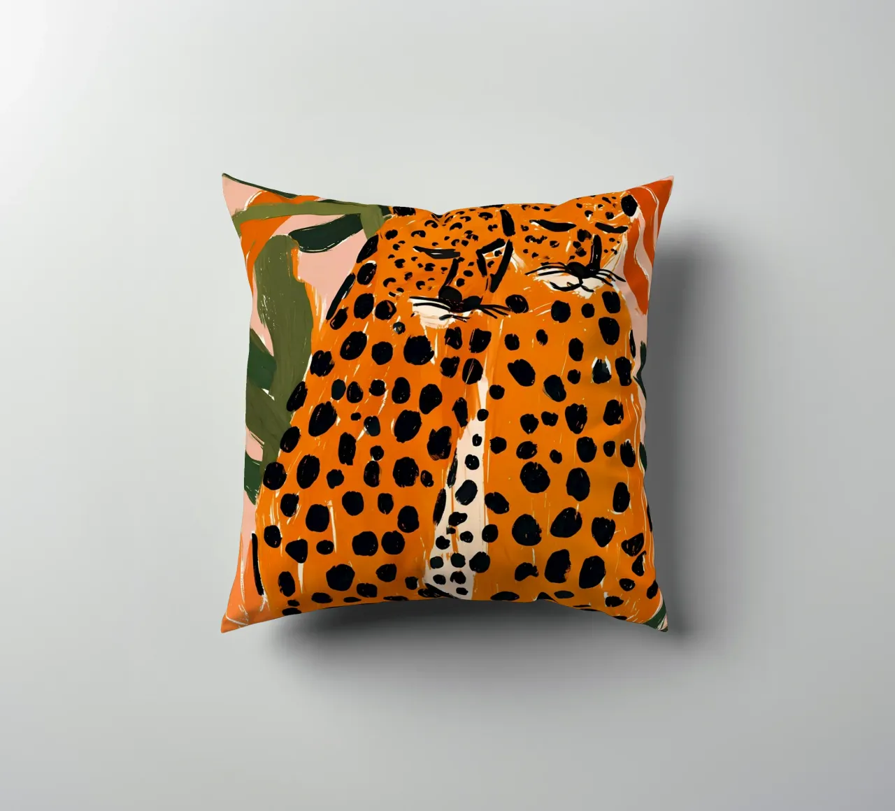 Due leopardi cuscino da IamHomeDesigns