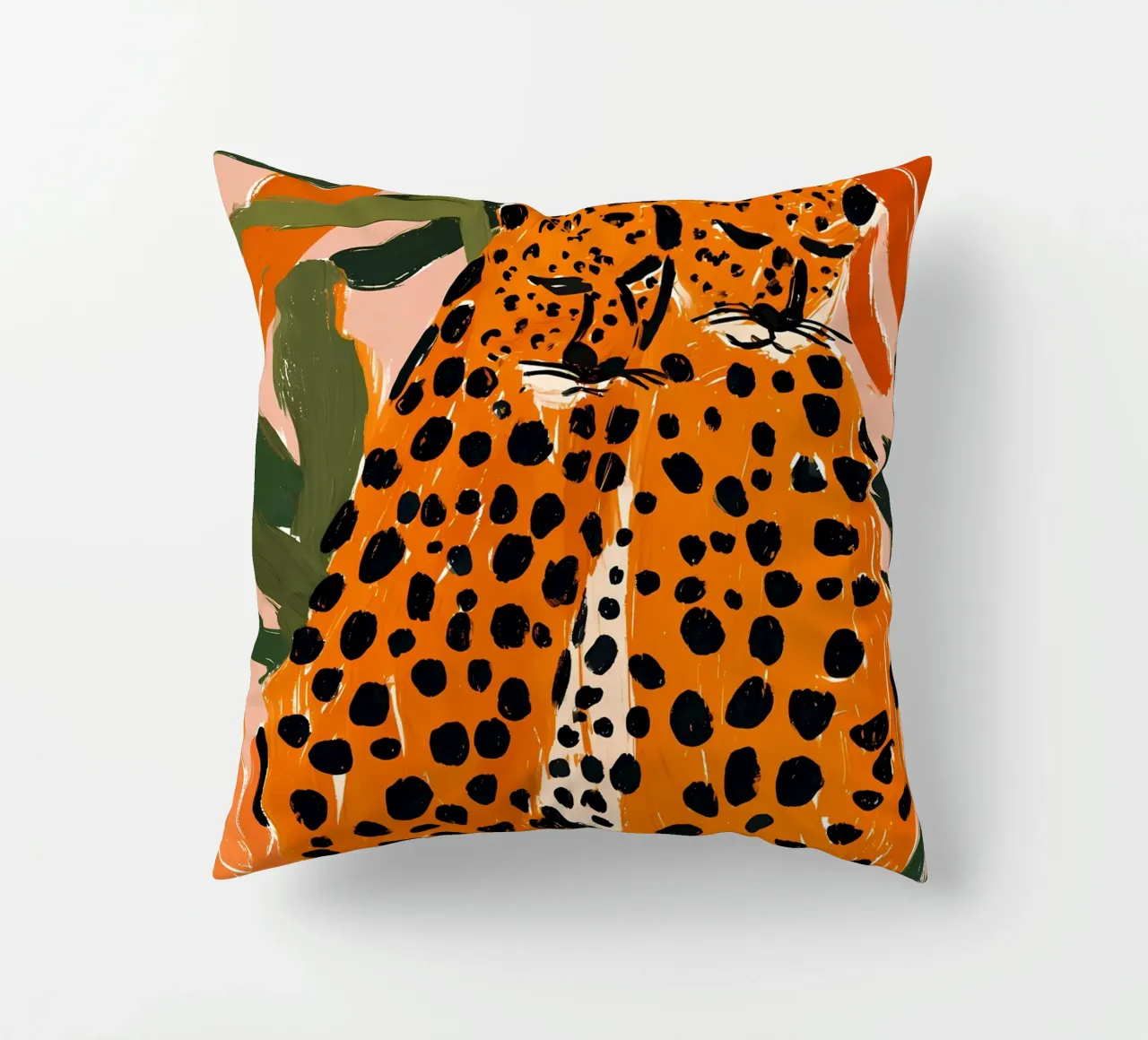 Due leopardi cuscino da IamHomeDesigns