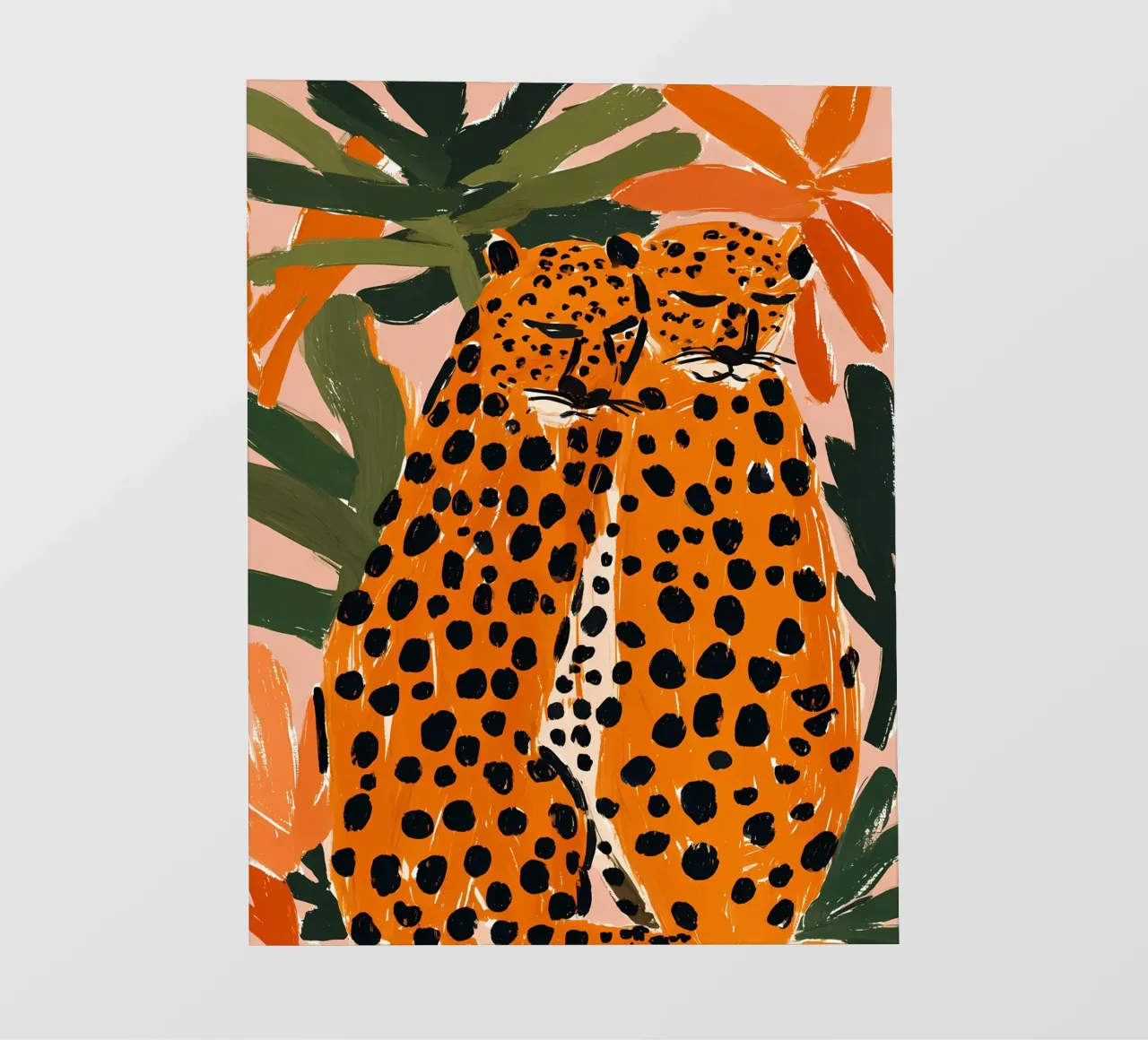 Due leopardi pellicola backlit da IamHomeDesigns