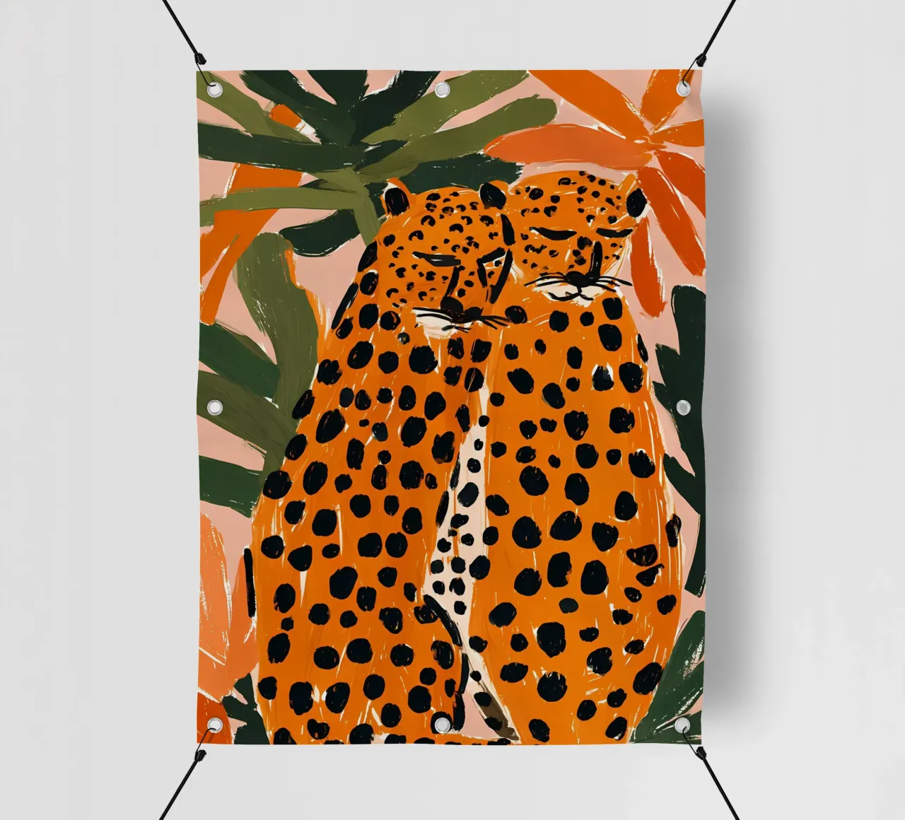 Due leopardi telo in pvc da IamHomeDesigns