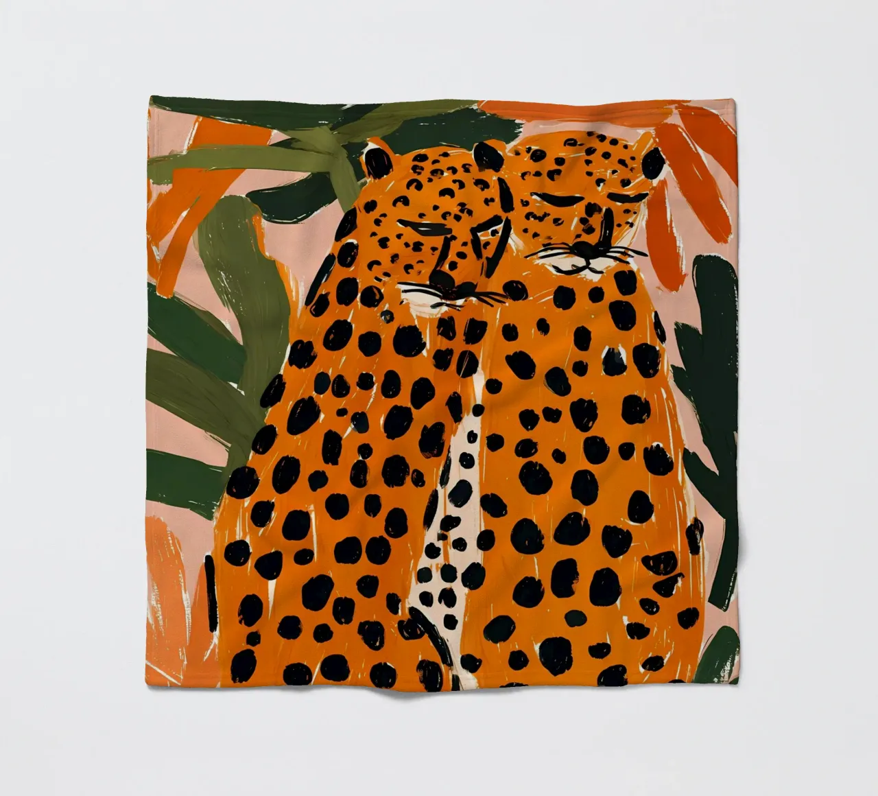 Due leopardi coperta in pile da IamHomeDesigns