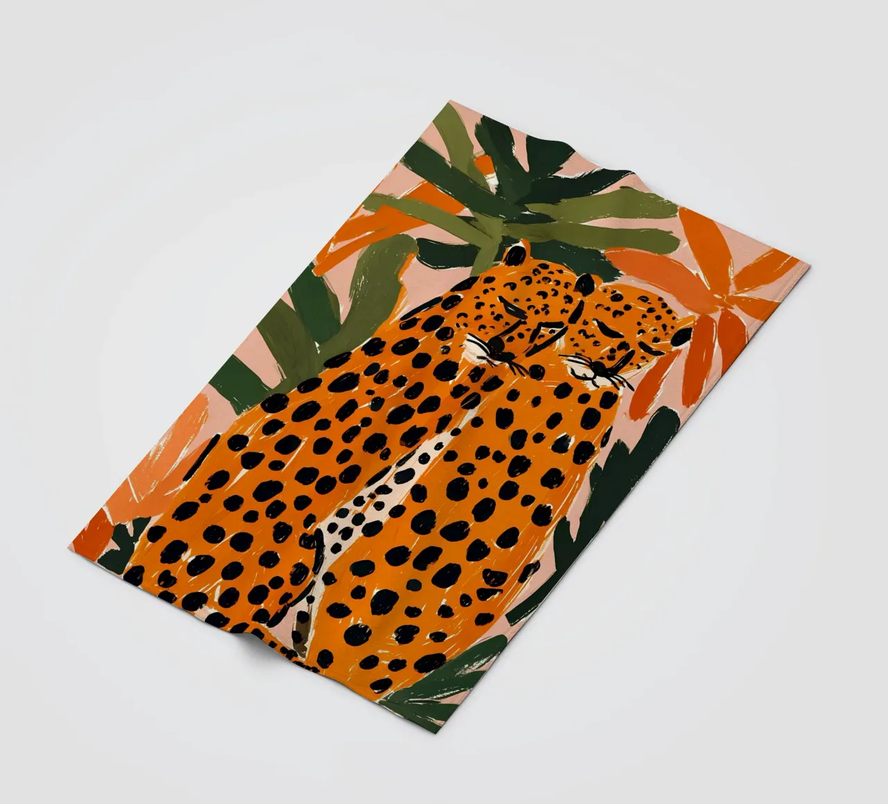 Due leopardi coperta in pile da IamHomeDesigns