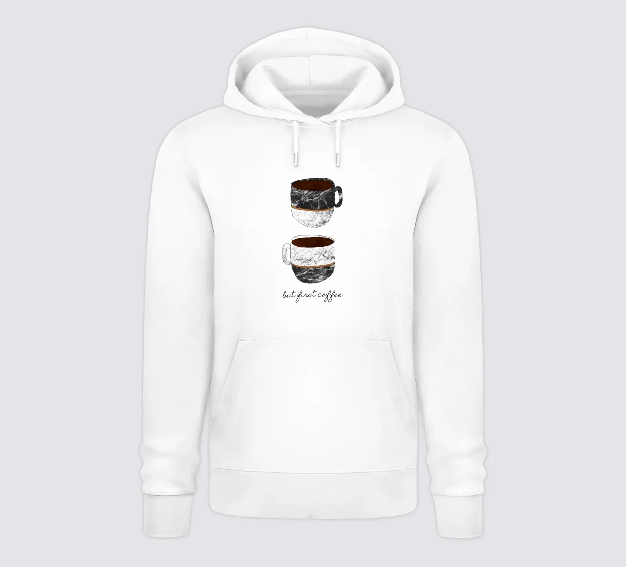 Ma prima il caffè felpa con cappuccio da Orara Studio