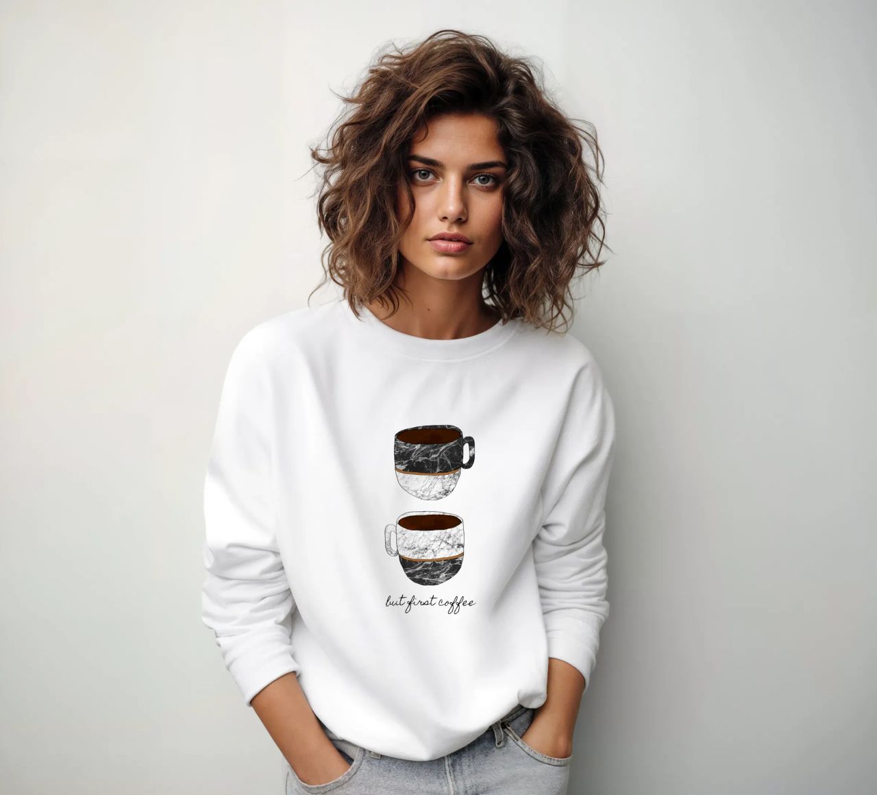 Ma prima il caffè felpa da Orara Studio