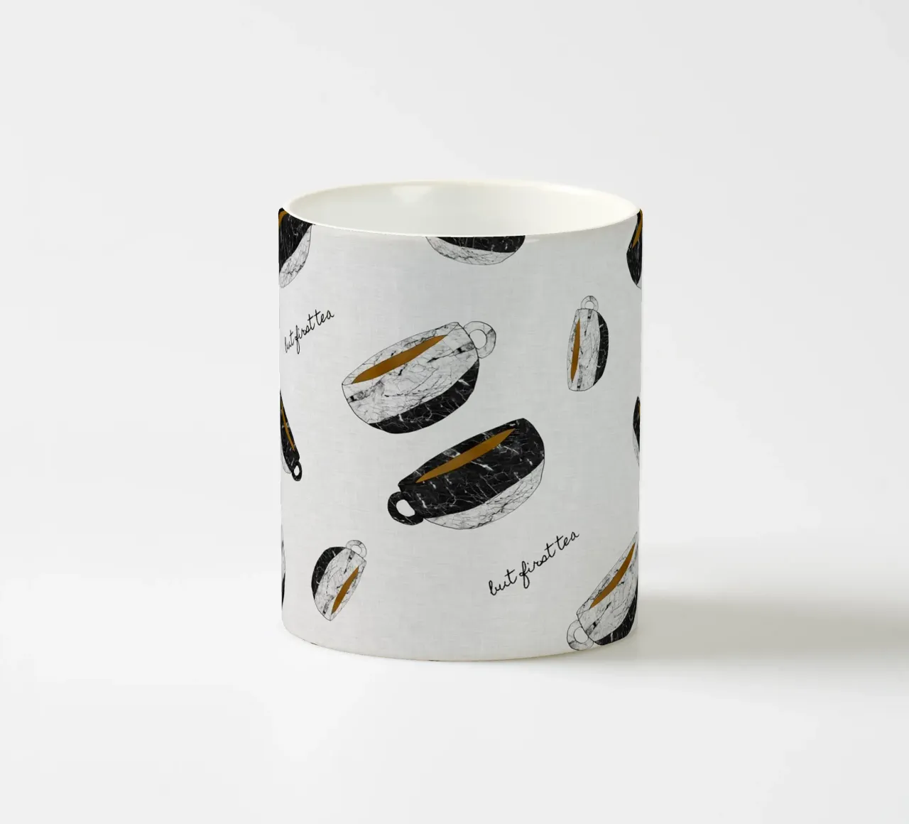 But First Tea ceramic mug by Orara Studio