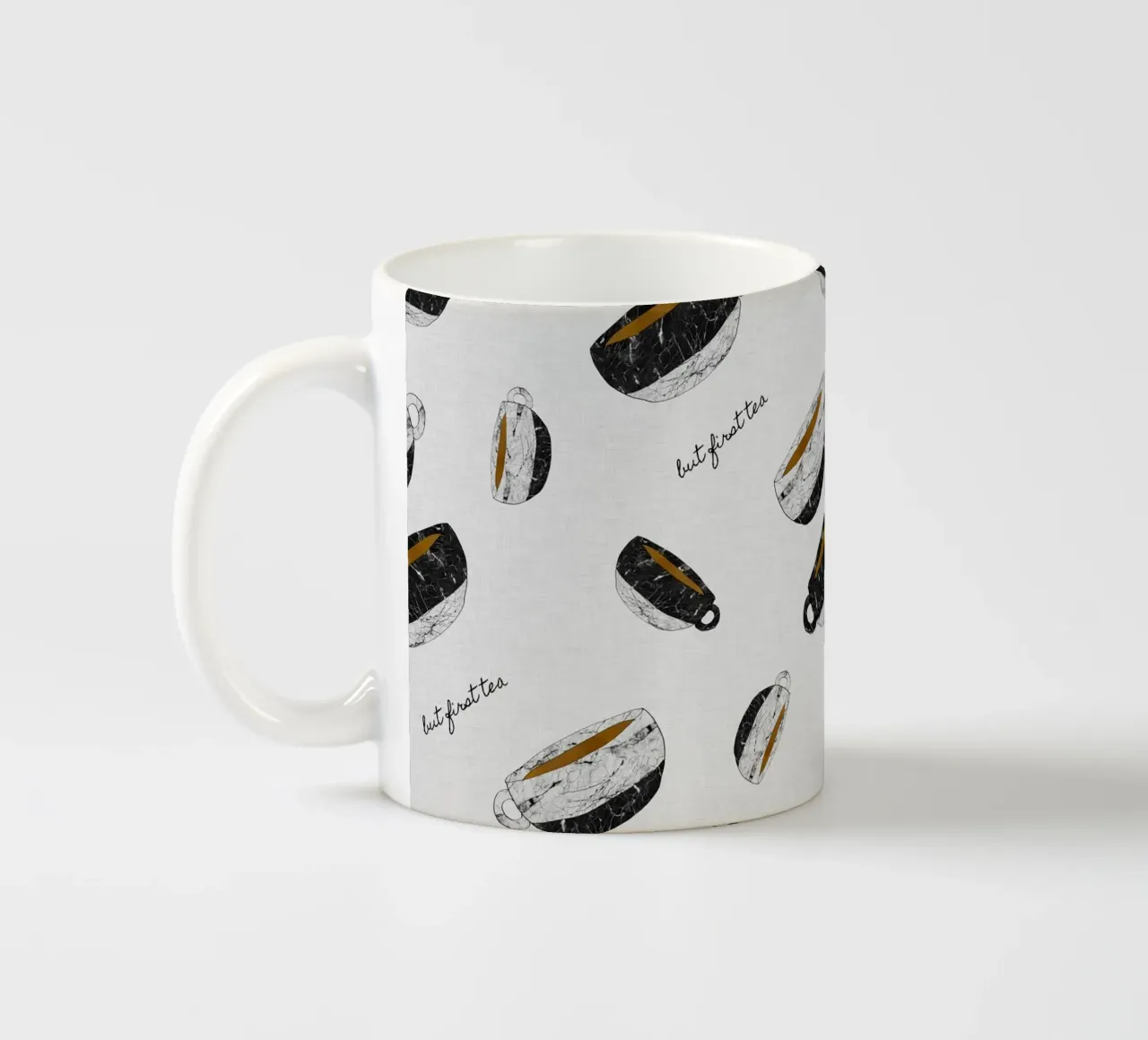 But First Tea ceramic mug by Orara Studio