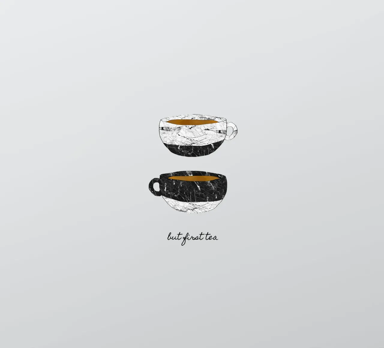 But First Tea sticker by Orara Studio