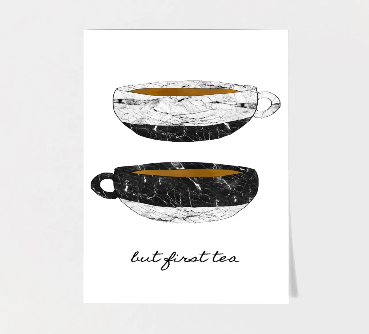 But First Tea sticker sheet by Orara Studio