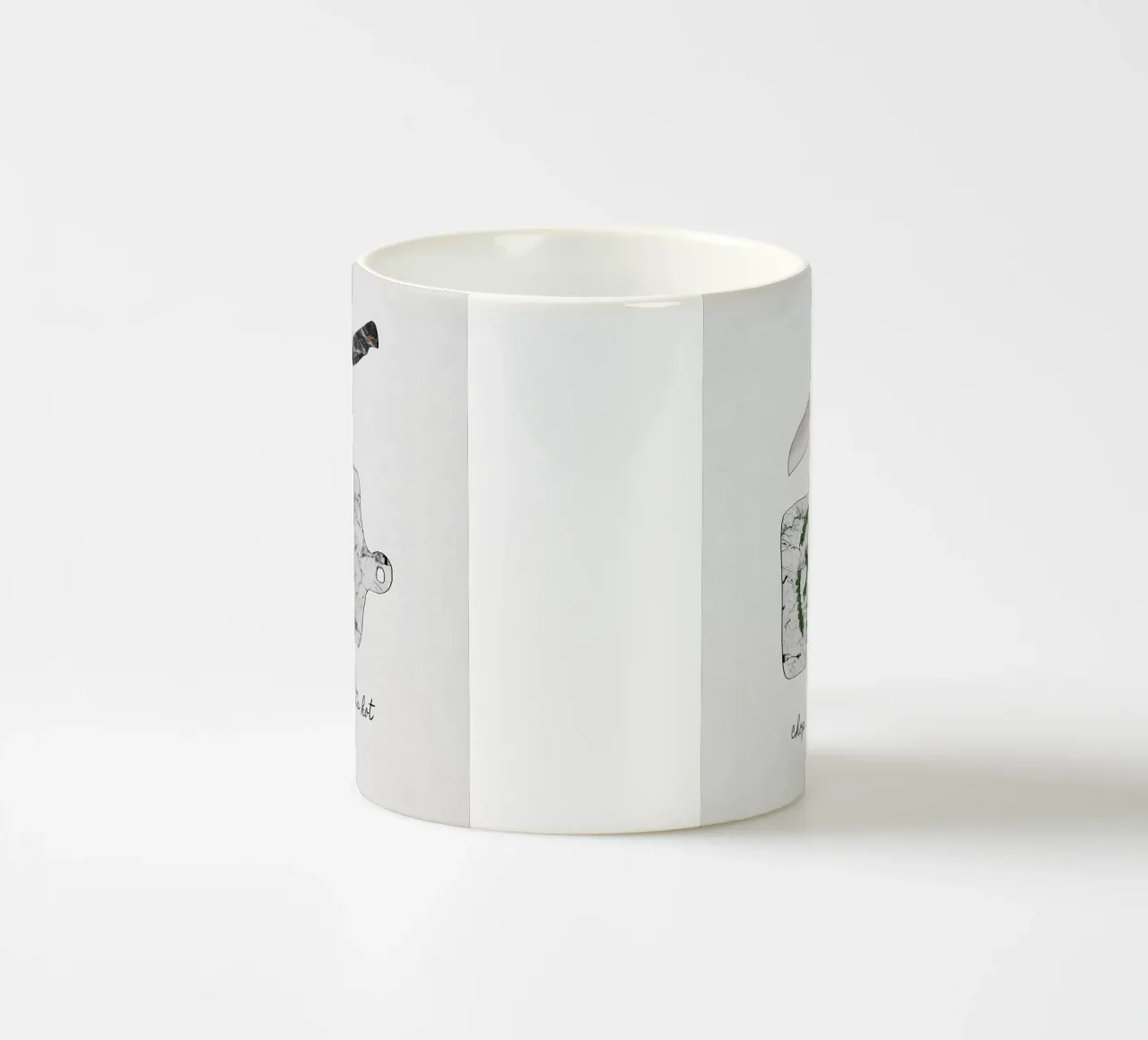 Tagliare come se fosse caldo tazza in ceramica da Orara Studio