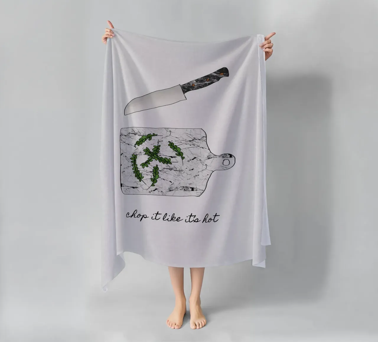 Tagliare come se fosse caldo telo mare da Orara Studio
