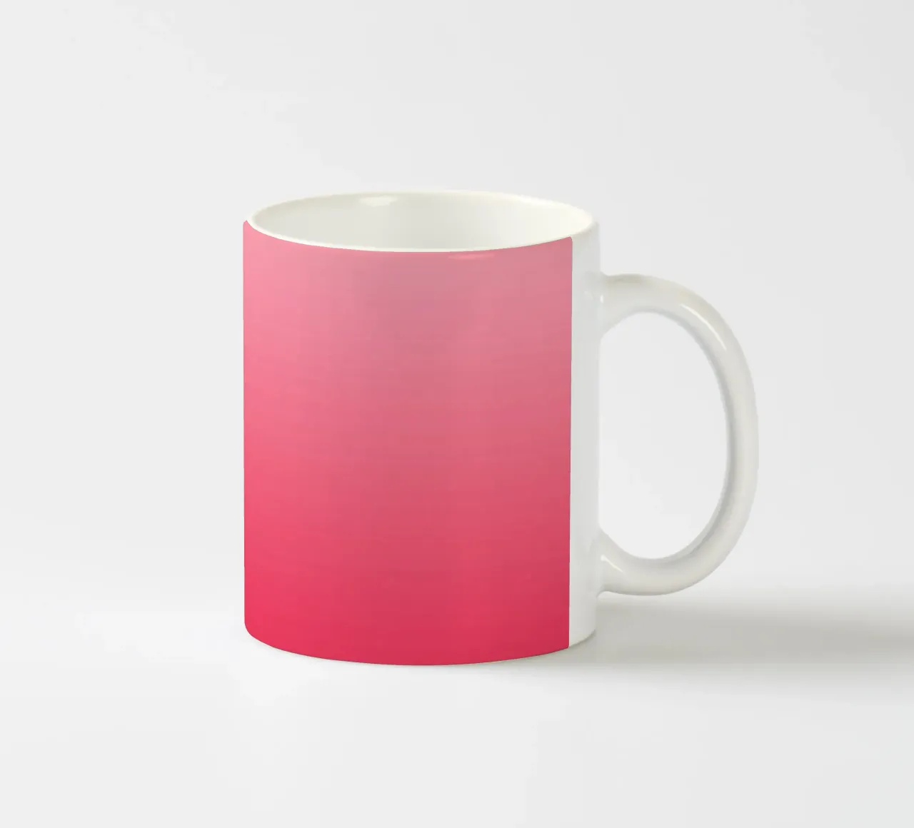 Rosa Rot Gradient tazza in ceramica da BAINAI BRICK