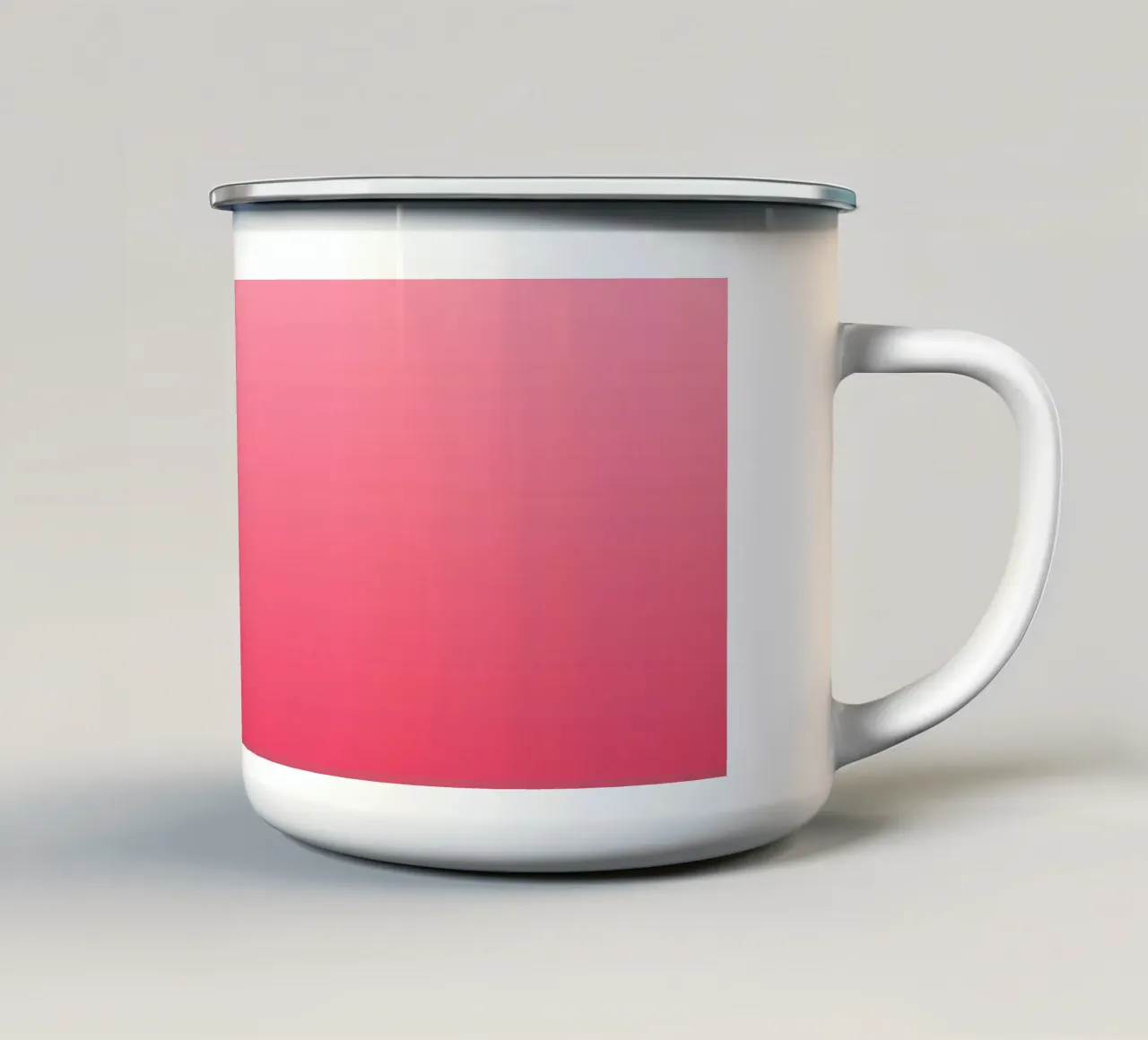 Rosa Rot Gradient tazza in smalto da BAINAI BRICK