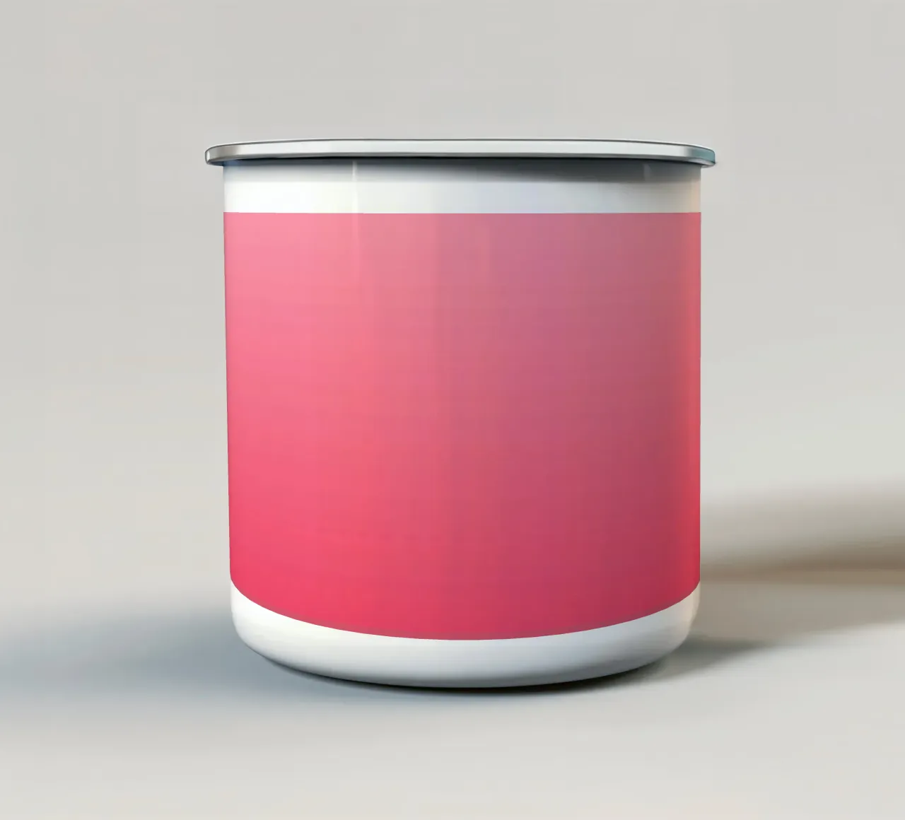 Rosa Rot Gradient tazza in smalto da BAINAI BRICK