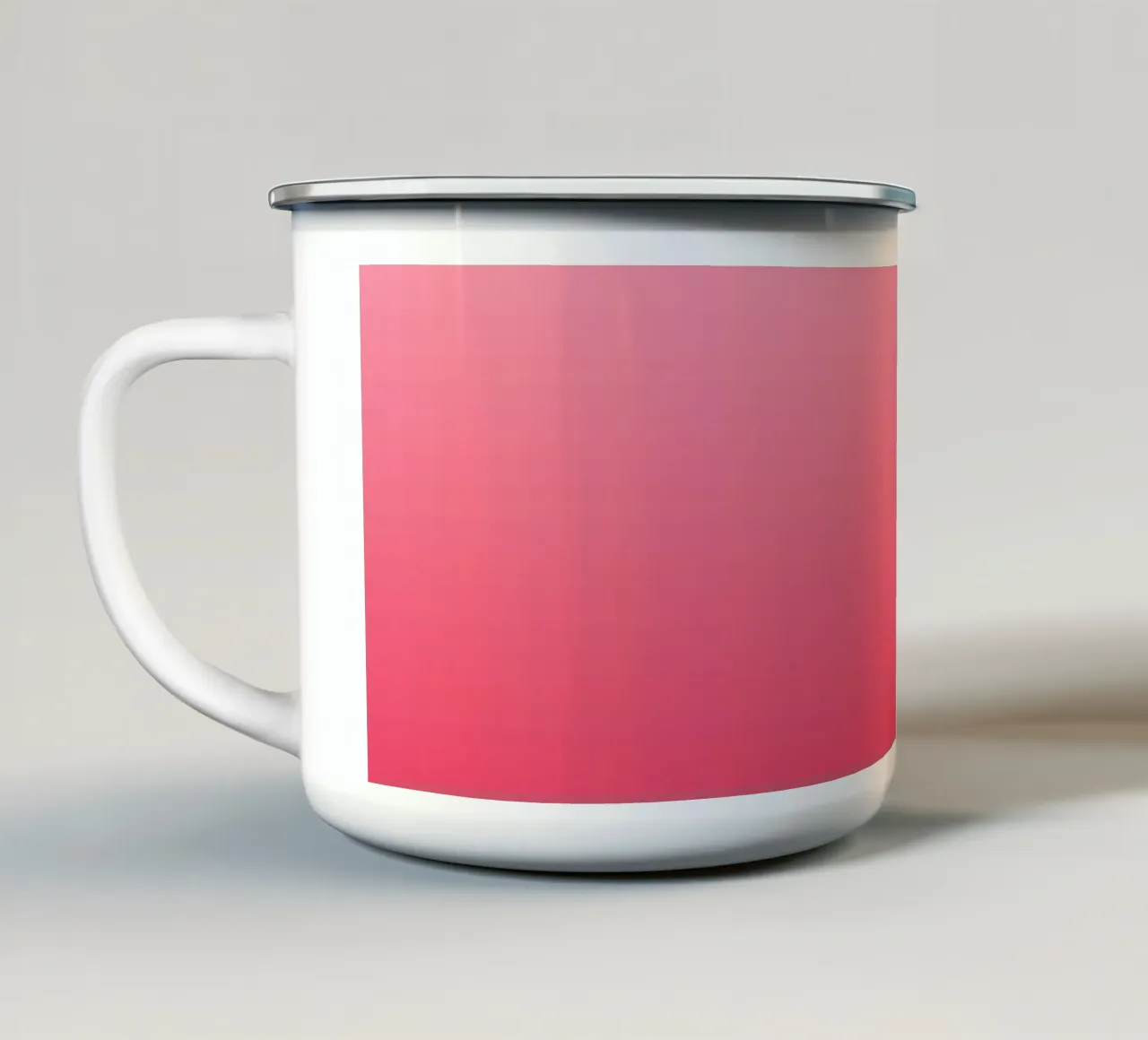 Rosa Rot Gradient tazza in smalto da BAINAI BRICK