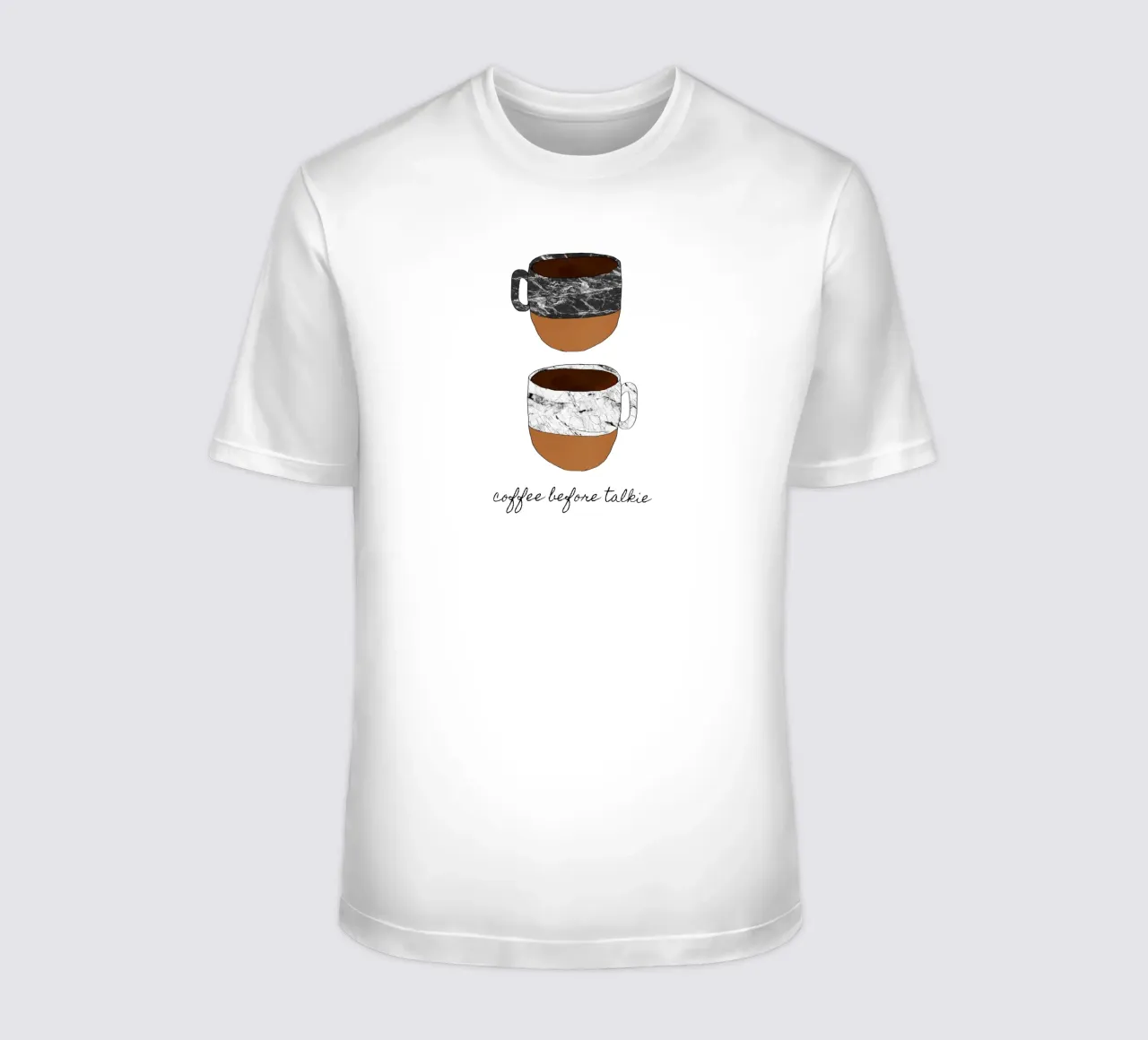 Café antes que Talkie camiseta de Orara Studio