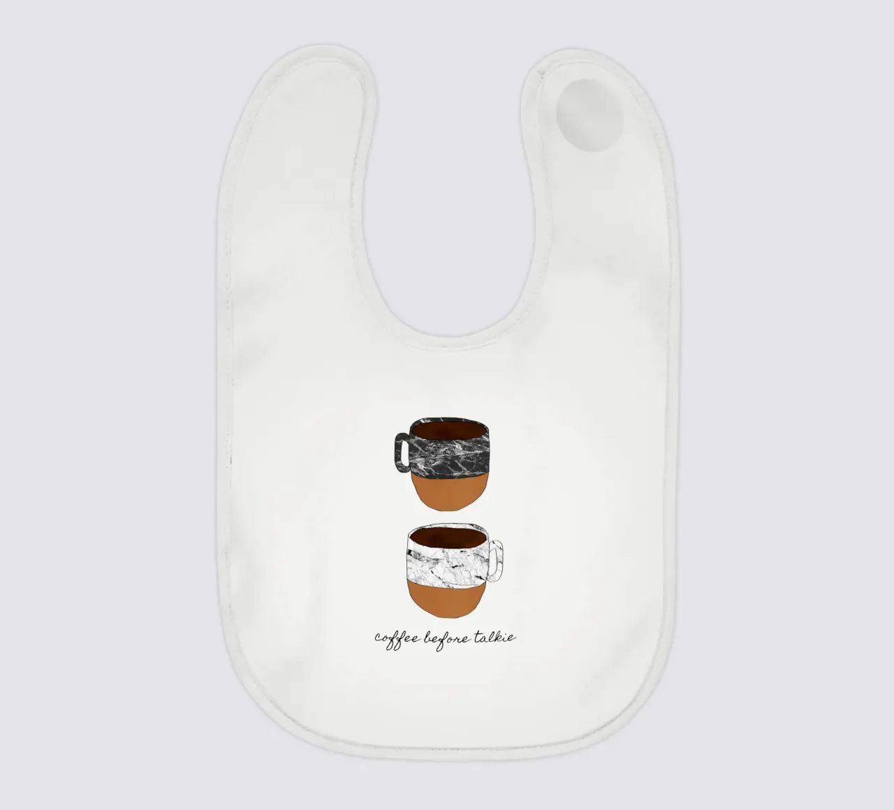 Caffè prima di parlare bavaglino da Orara Studio