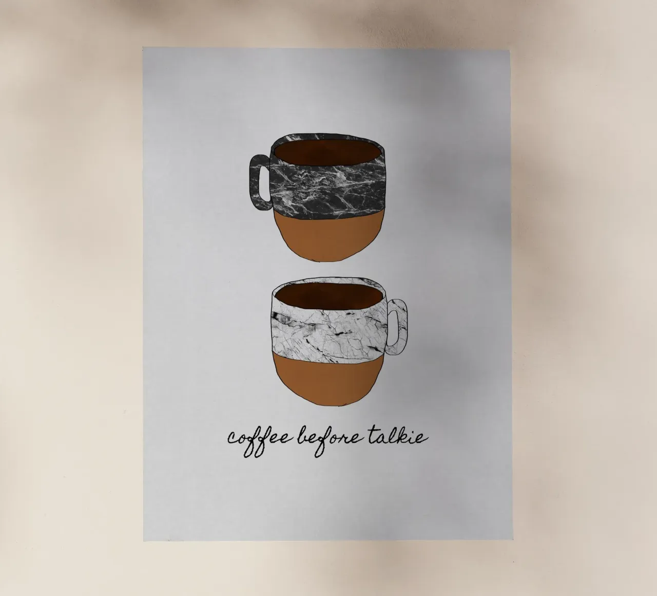 Caffè prima di parlare pellicola backlit da Orara Studio