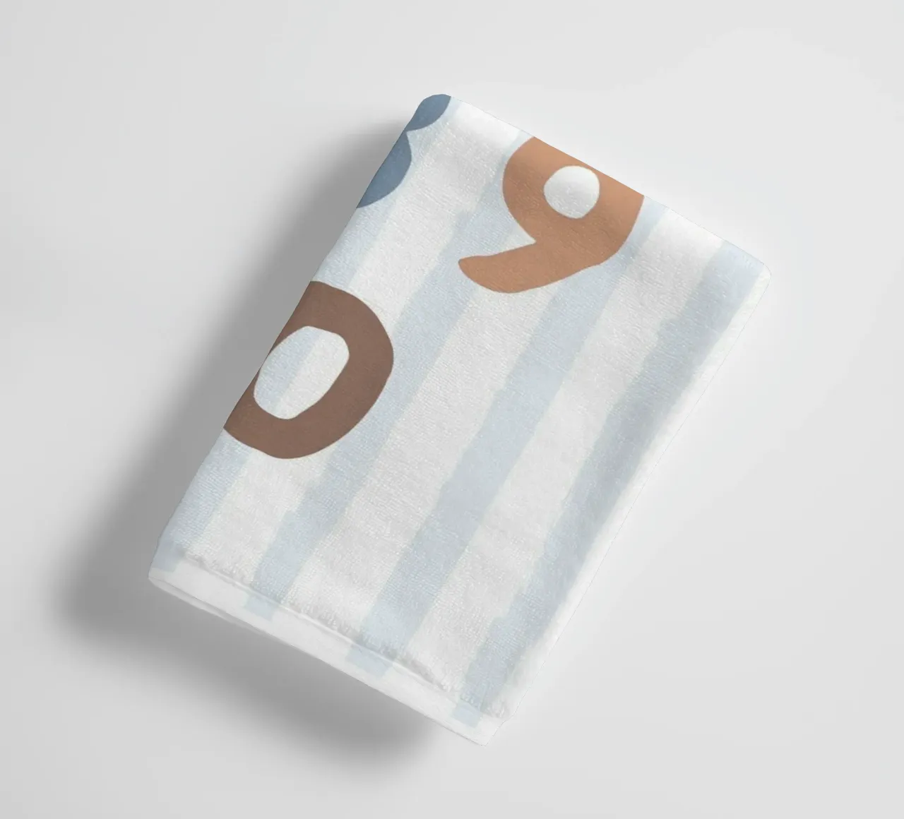 Print Numbers, 1-10 towel by Littleleo