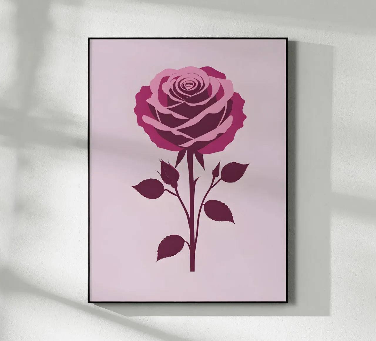 red rose plexiglass da botanical shop