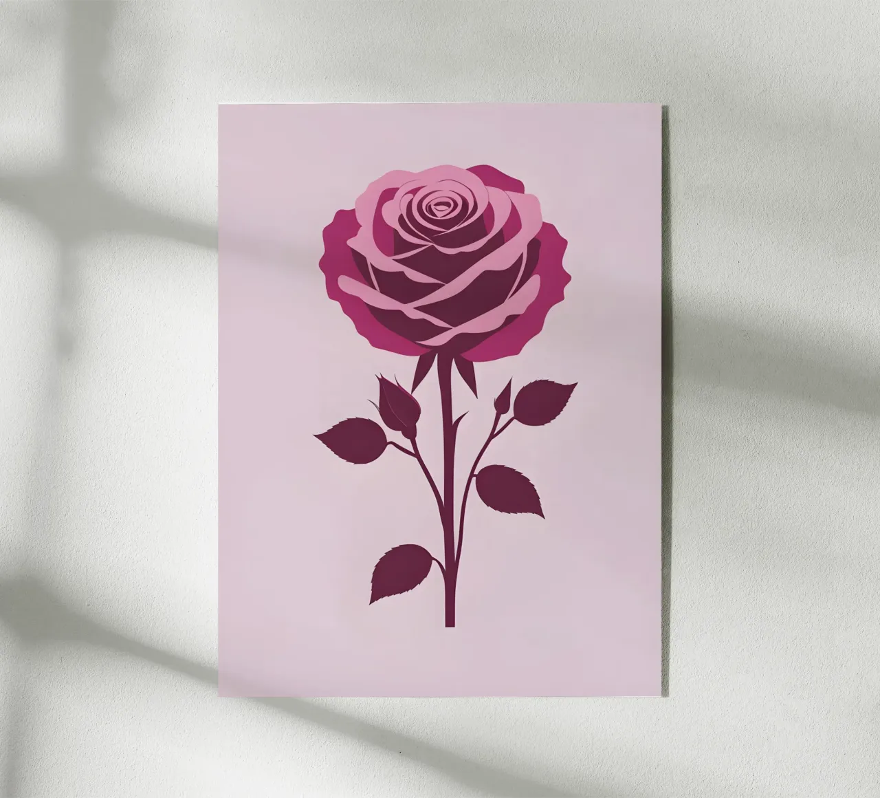 red rose plexiglass da botanical shop