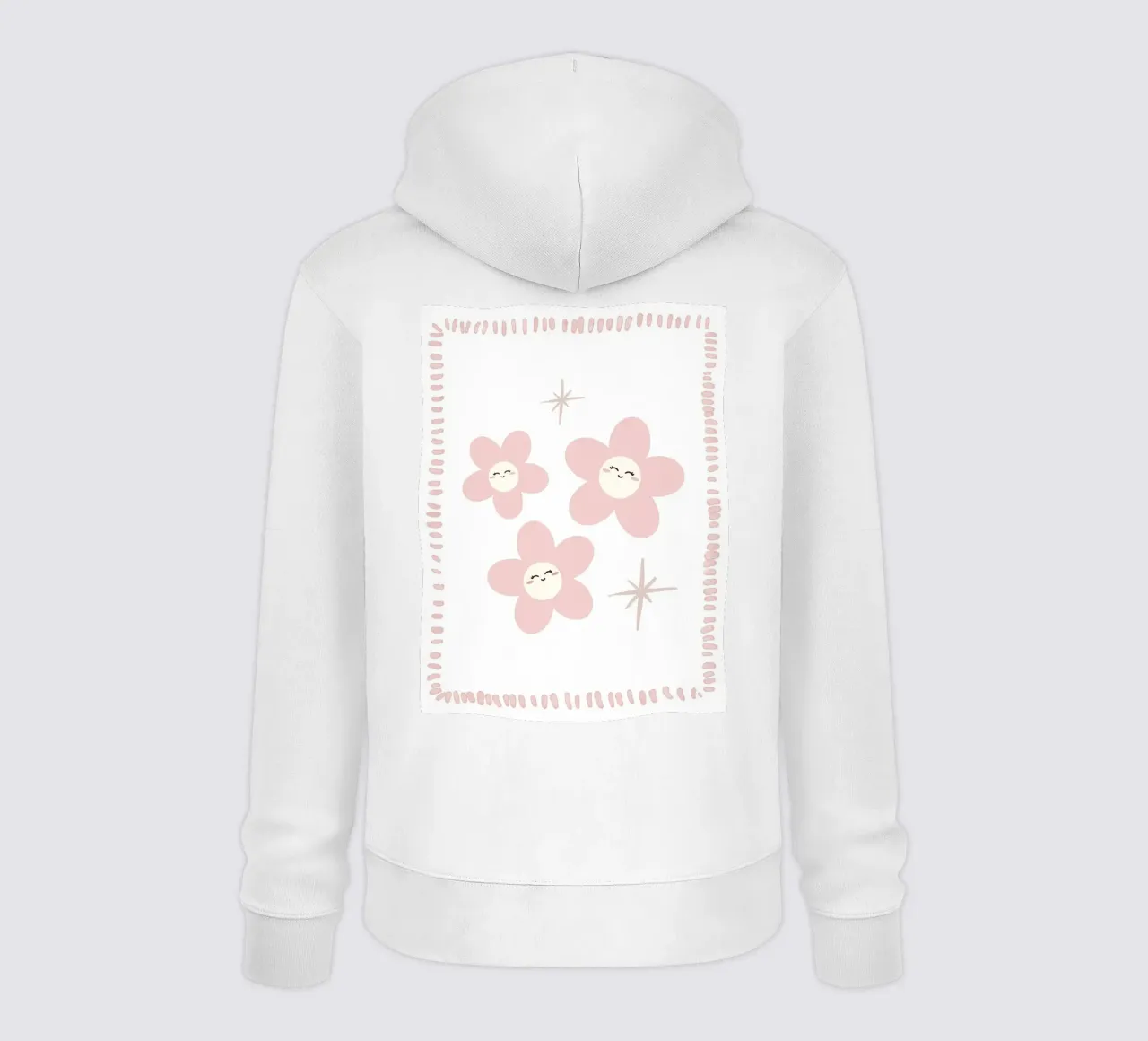 Sorrisi in fiore felpa con cappuccio da Littleleo