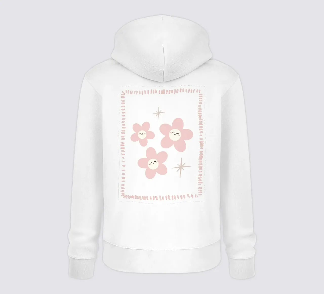 Sorrisi in fiore felpa con cappuccio da Littleleo