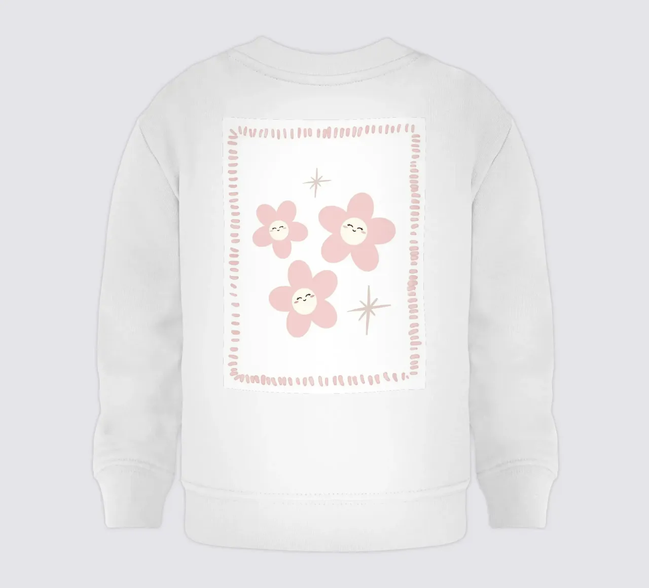 Sorrisi in fiore felpa neonato da Littleleo