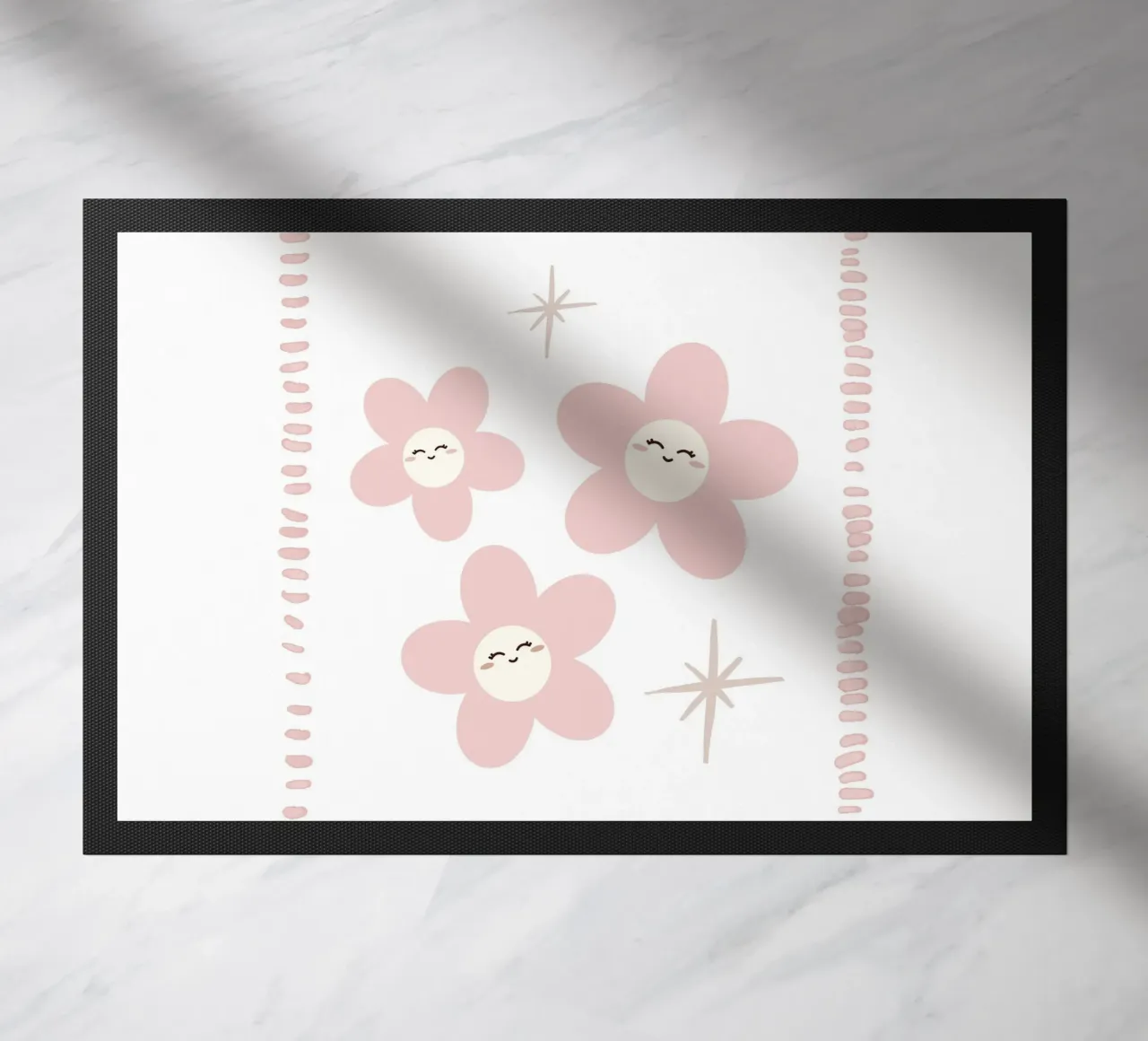 Sorrisi in fiore zerbino da Littleleo