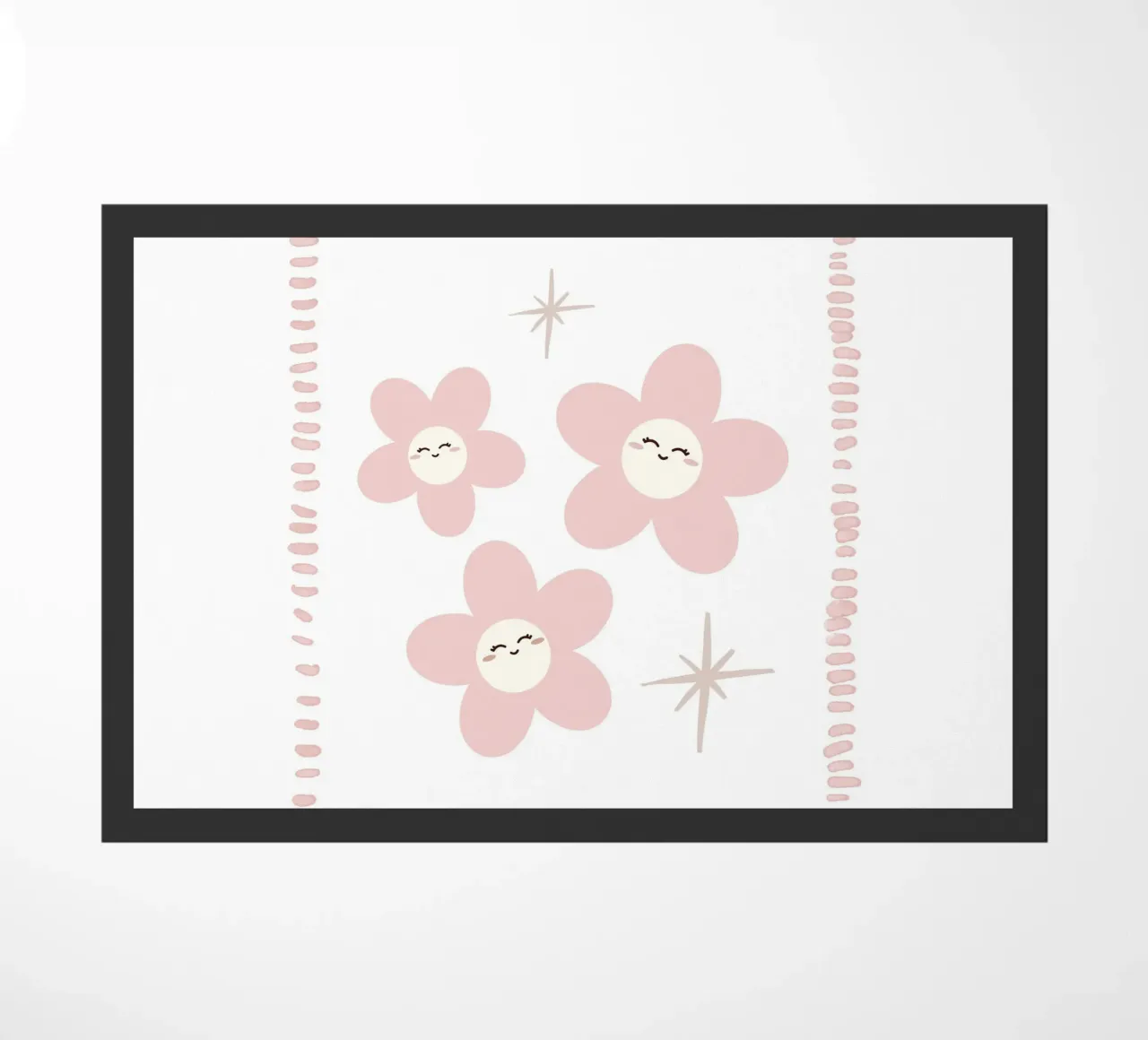 Sorrisi in fiore zerbino da Littleleo