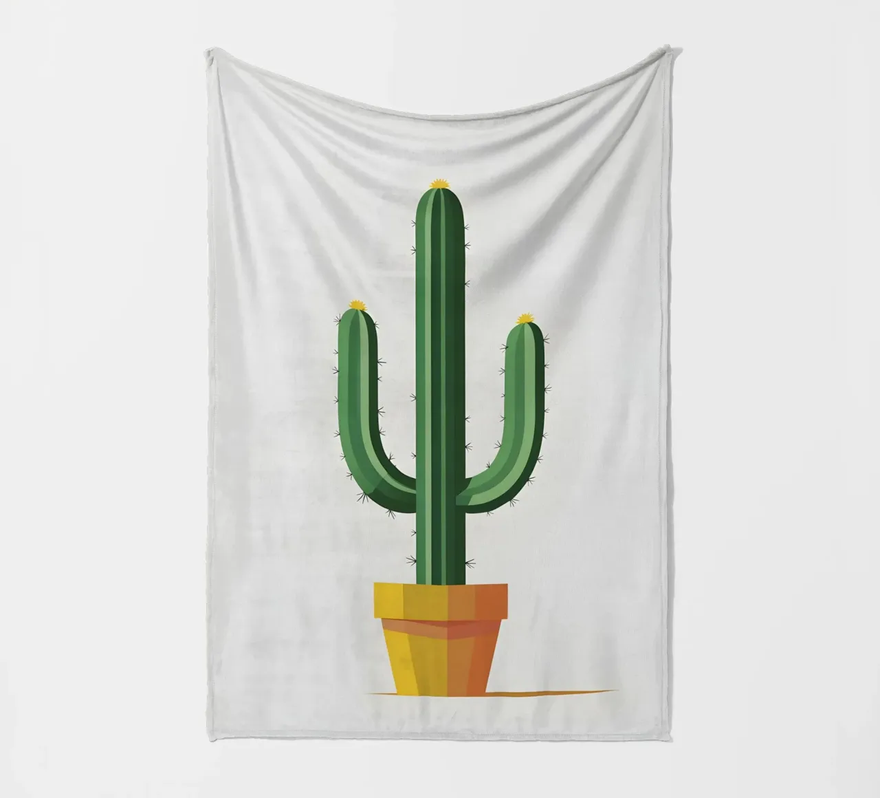 cactus a barile semplice coperta in pile da botanical shop