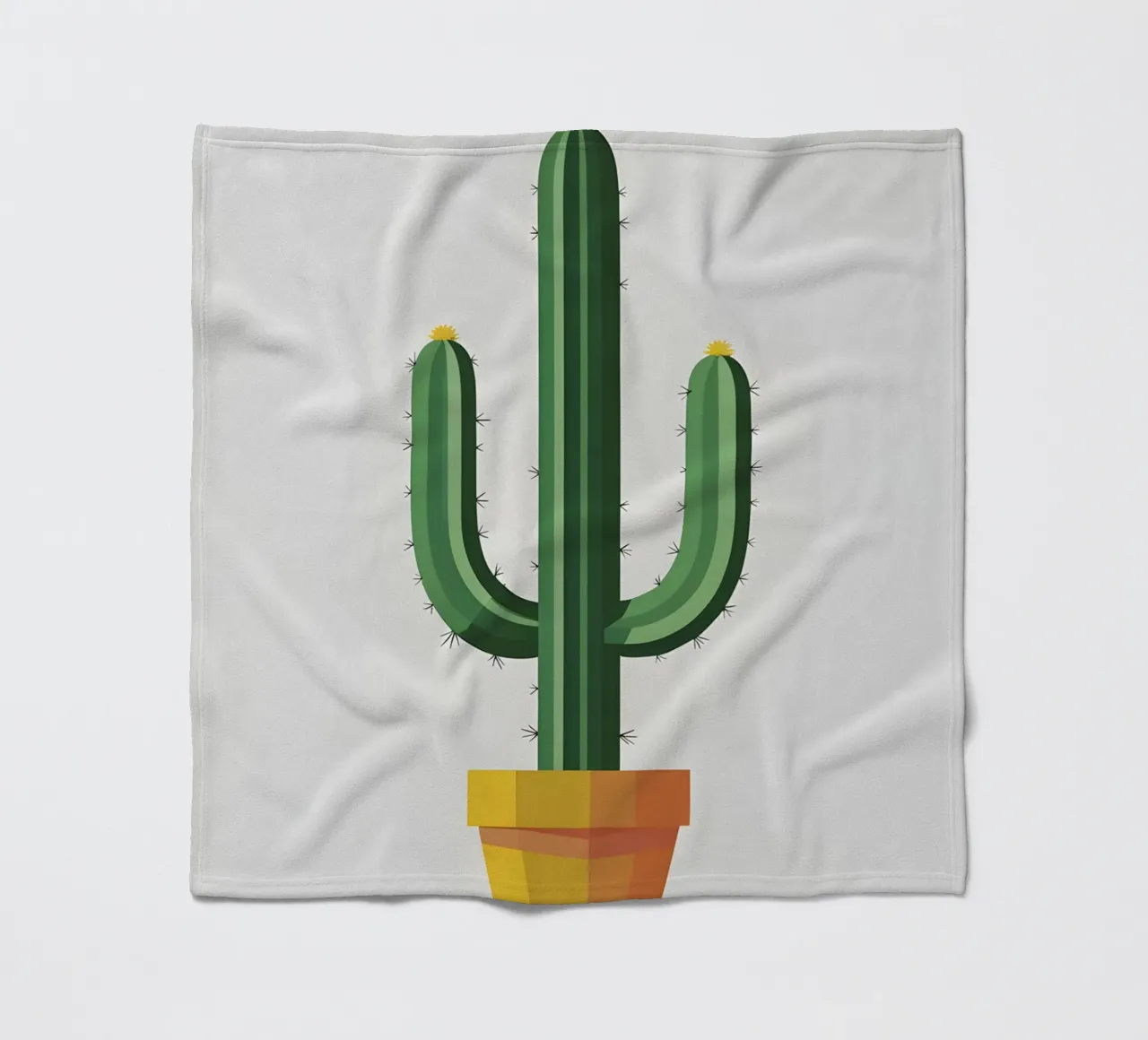 cactus a barile semplice coperta in pile da botanical shop