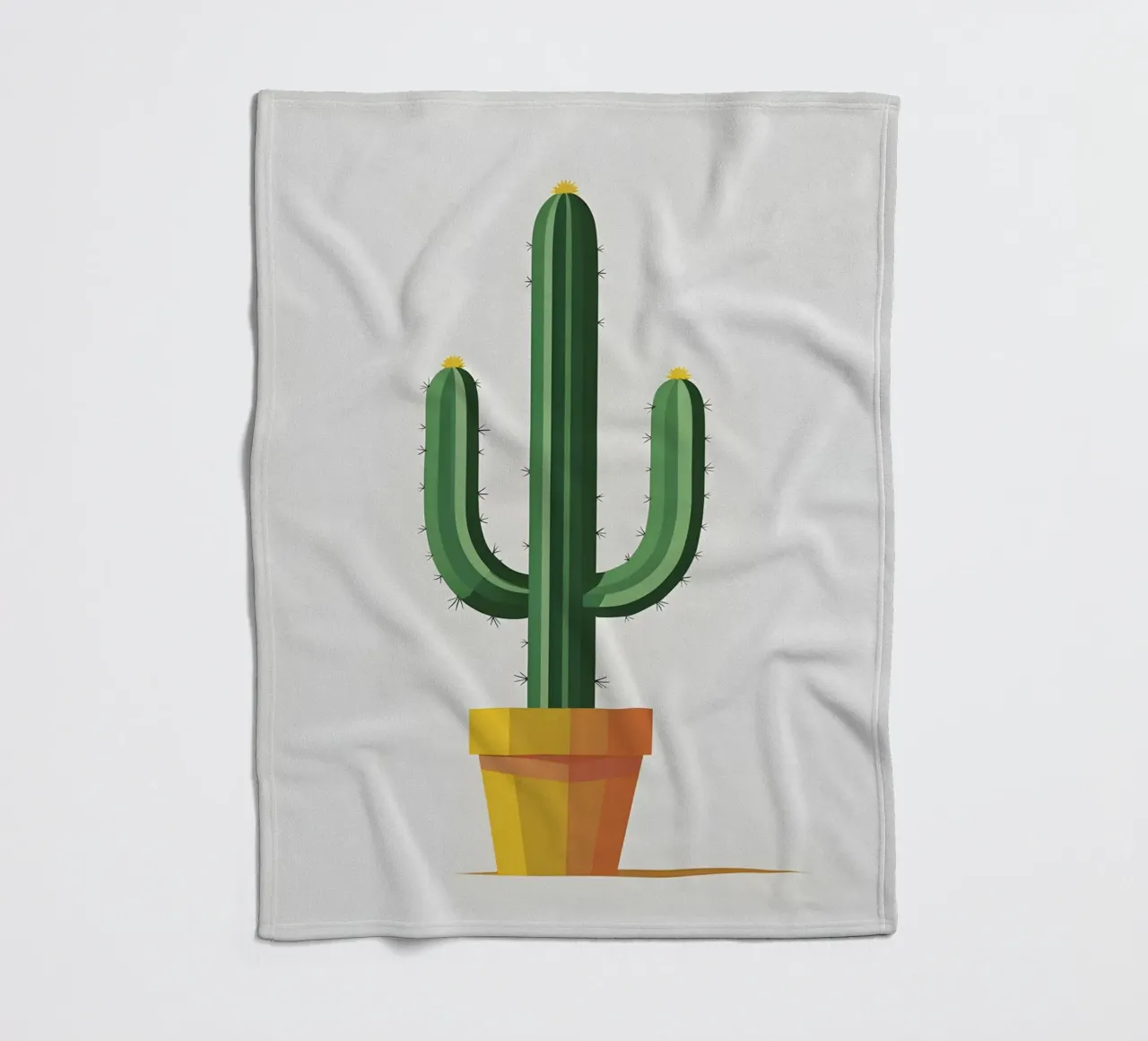 cactus a barile semplice coperta in pile da botanical shop