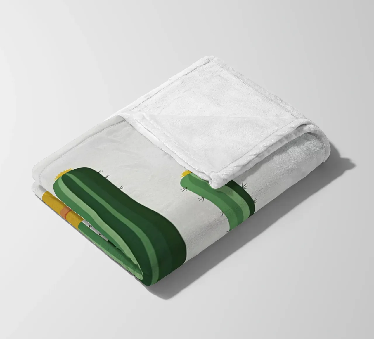 cactus a barile semplice coperta in pile da botanical shop