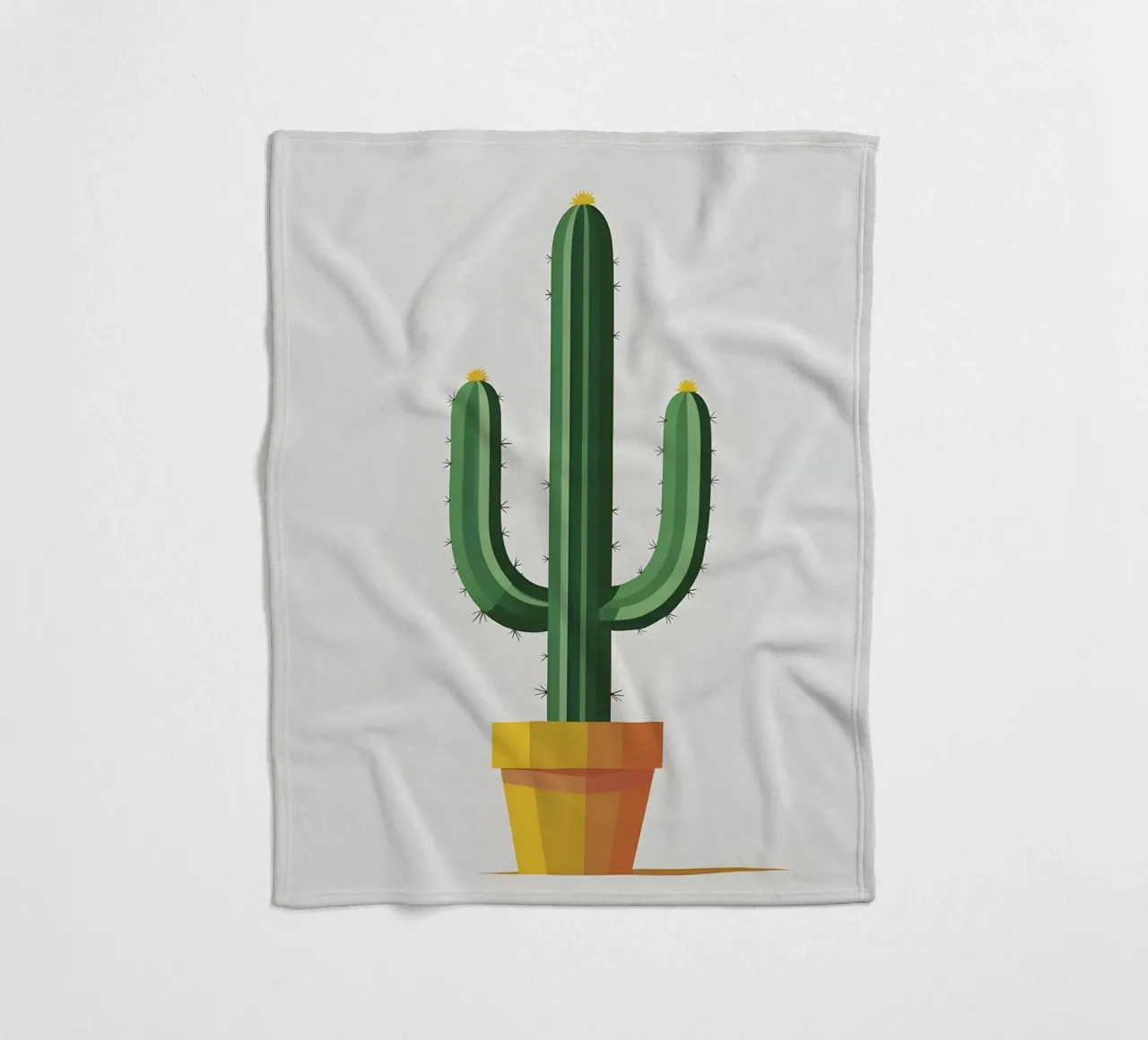 cactus a barile semplice coperta in pile da botanical shop