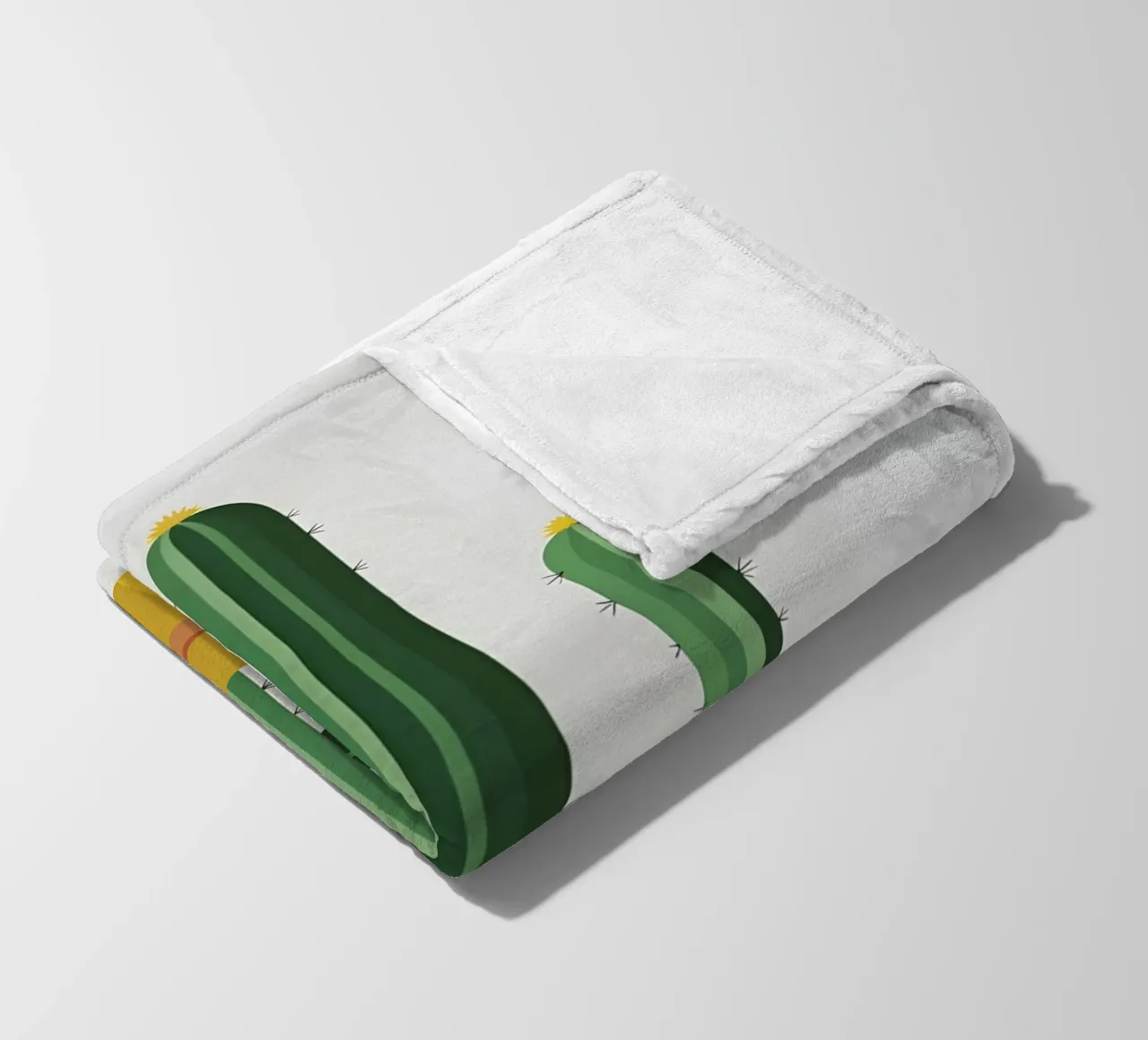 cactus a barile semplice coperta in pile da botanical shop