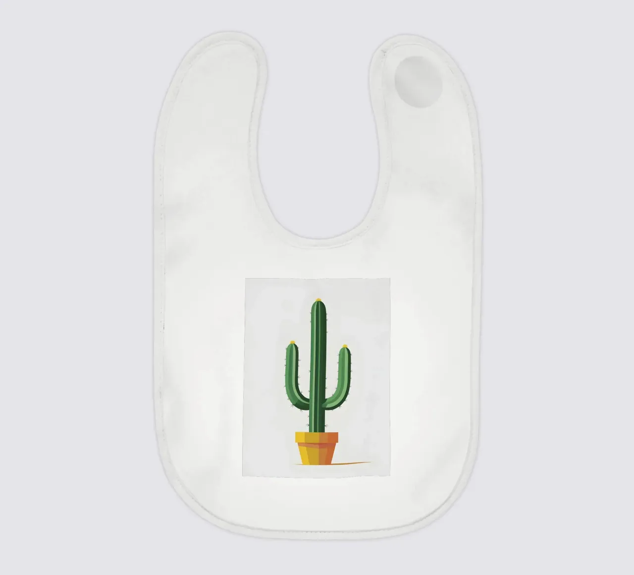 cactus a barile semplice bavaglino da botanical shop