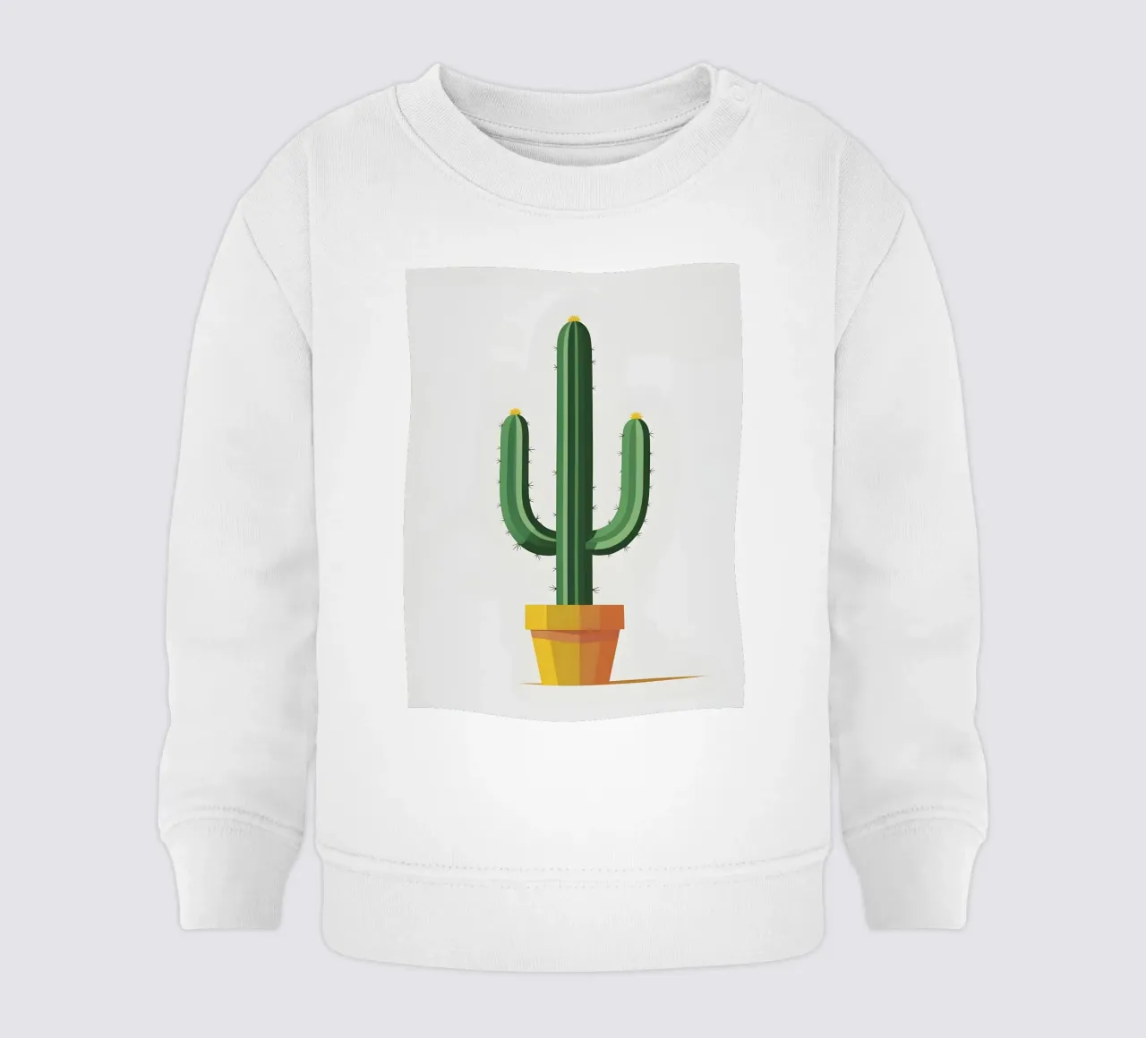 cactus a barile semplice felpa neonato da botanical shop