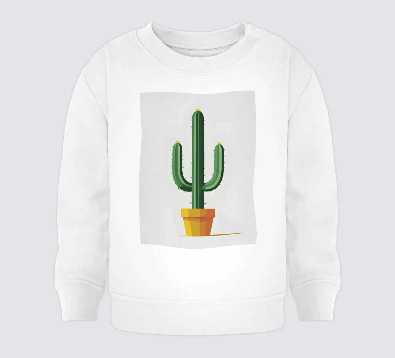 cactus a barile semplice felpa neonato da botanical shop