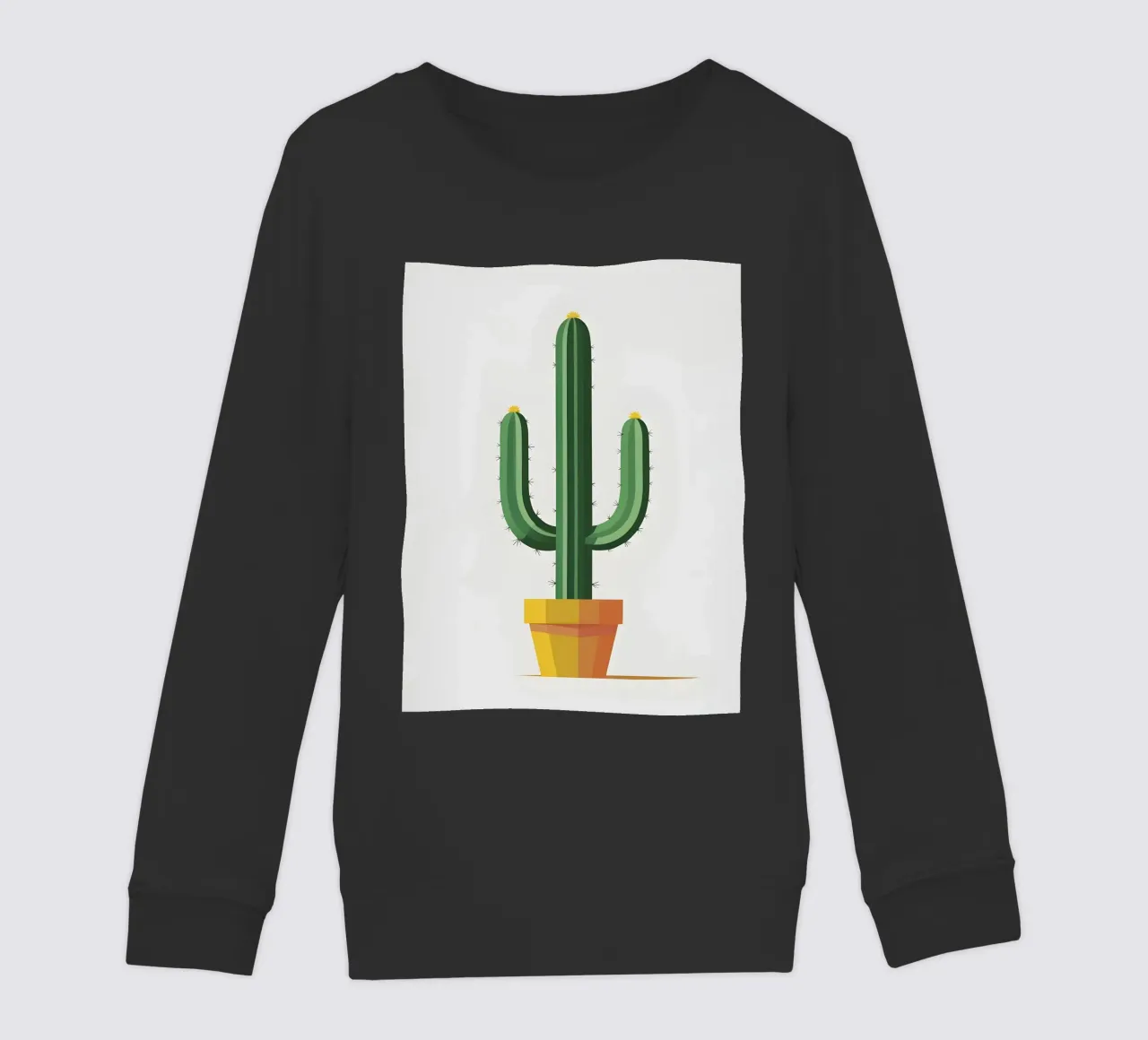 cactus a barile semplice felpa bambino da botanical shop