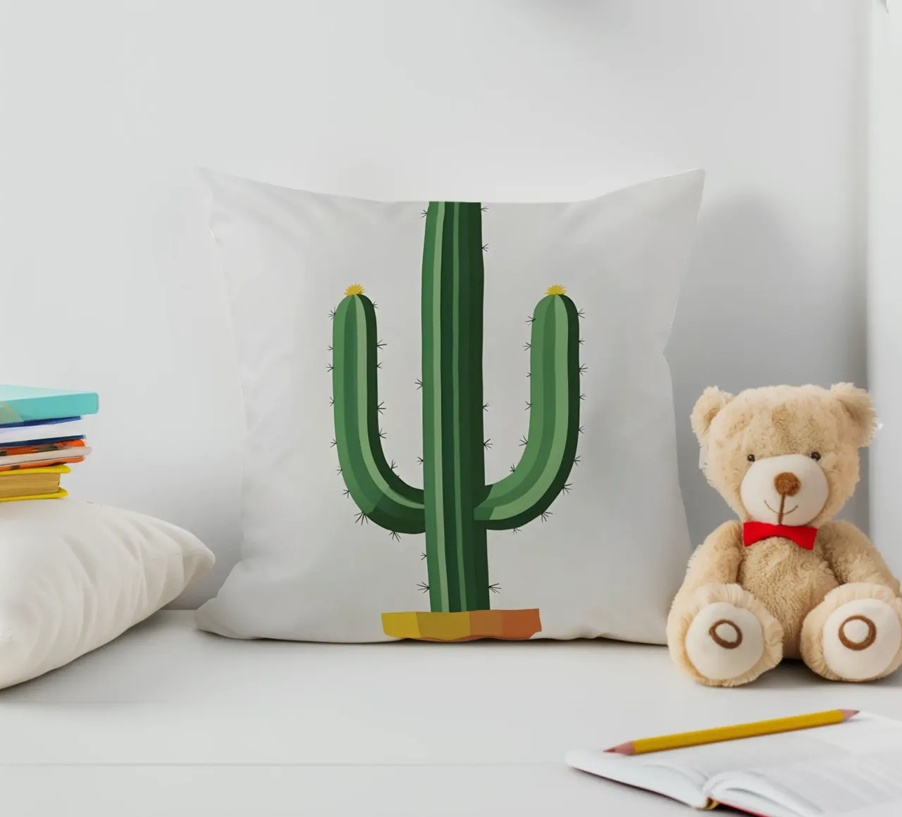 cactus a barile semplice cuscino da botanical shop